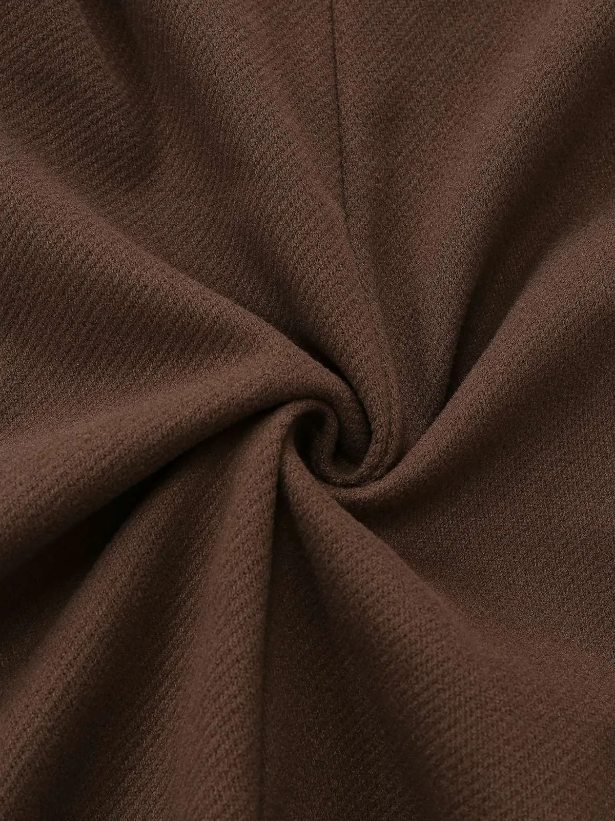 Brown 1950s Lace Patchwork Long Sleeve Button Jacket sold by Retro Stage product image thumbnail 5