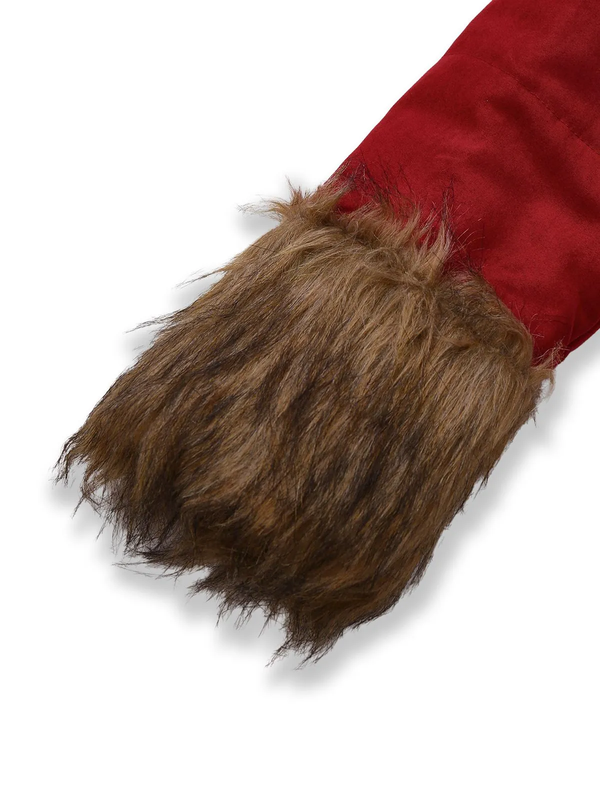 1950s Faux Fur Collar Lapel Belt Coat sold by Retro Stage product image thumbnail 5