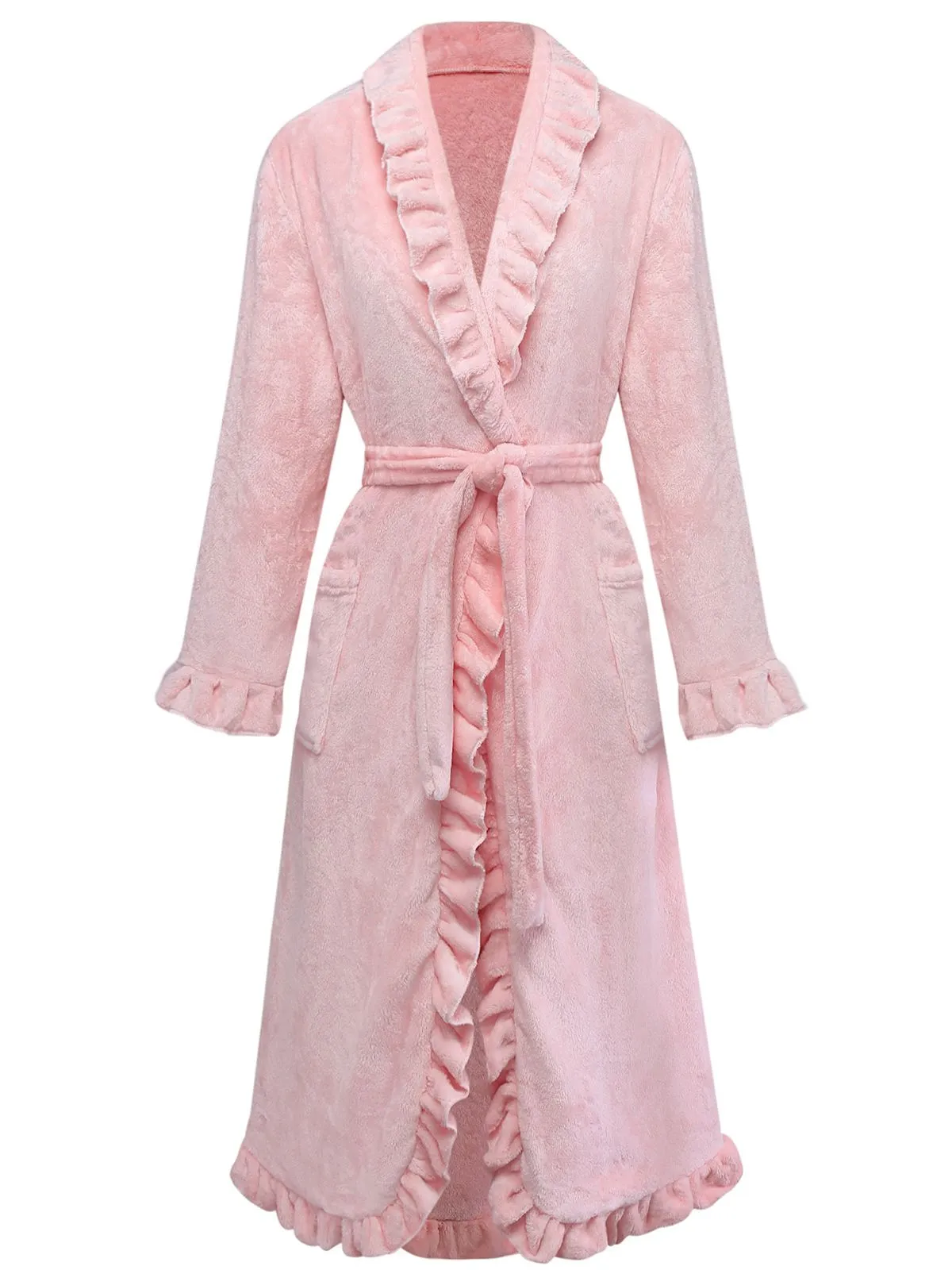 1930s Long Sleeve Flannelette Pajama Robe sold by Retro Stage product image thumbnail 2