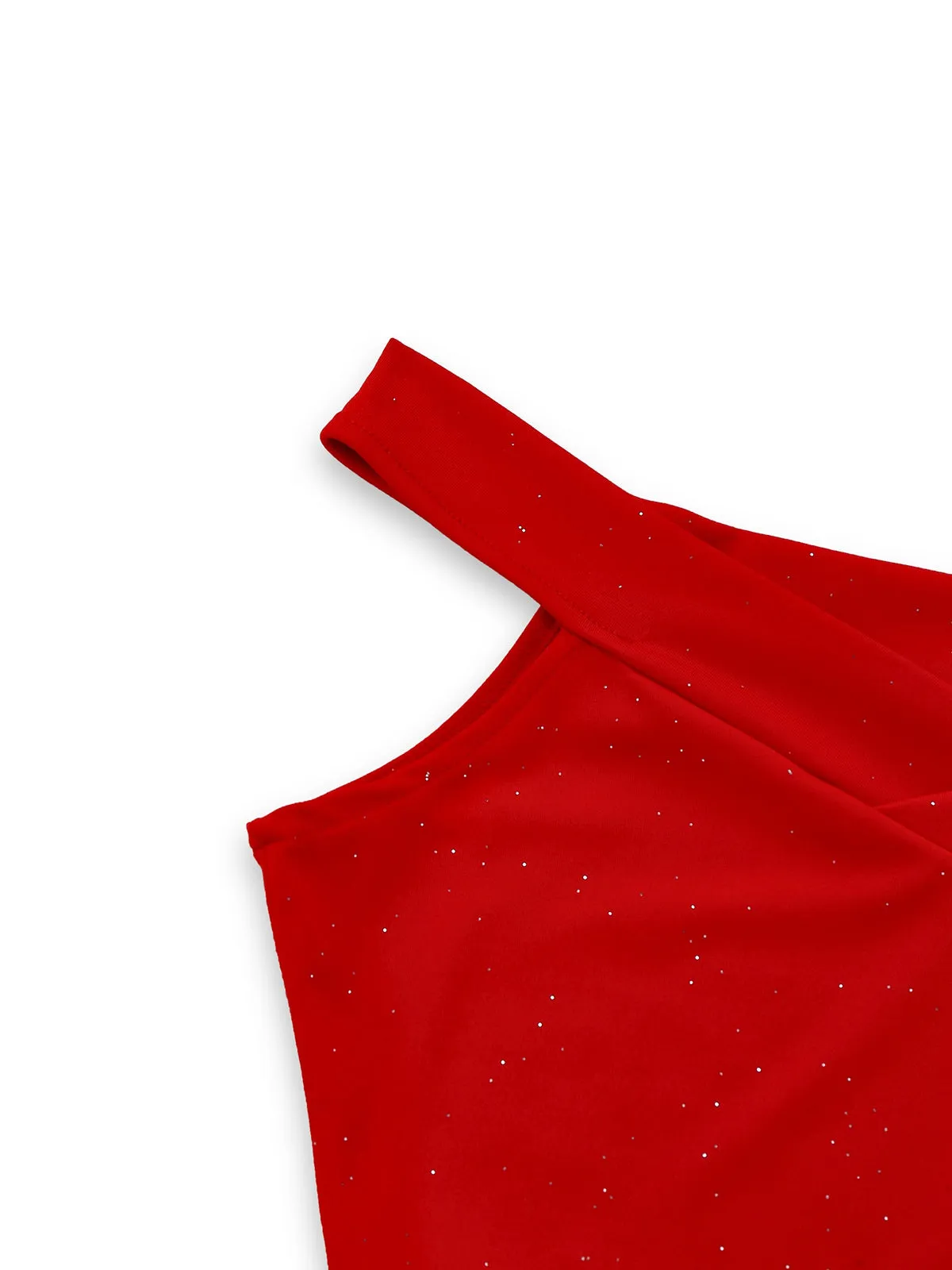 1930s Off-Shoulder Shimmery Mermaid Dress sold by Retro Stage product image thumbnail 5