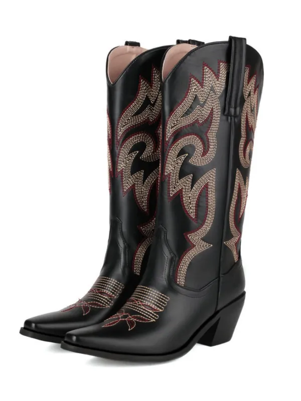 Vintage Embroidered Western Cowboy Boots sold by Retro Stage