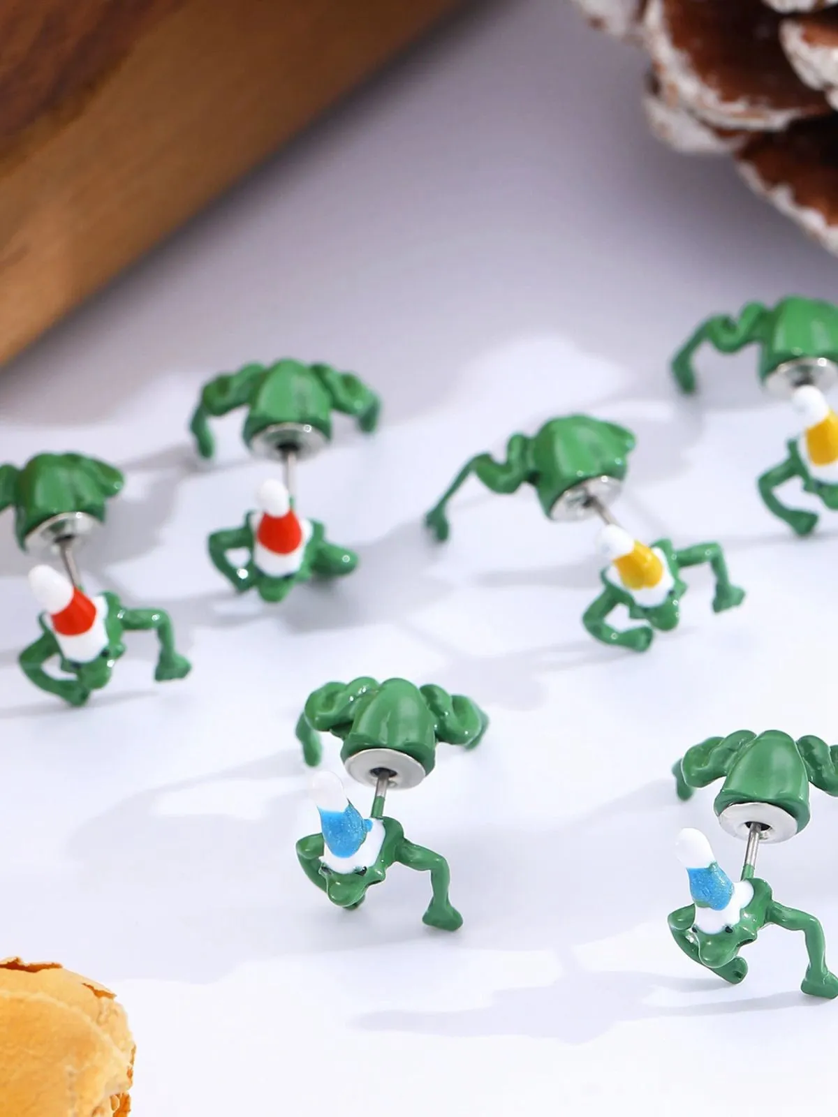 Christmas Funny Animal Earrings sold by Retro Stage product image thumbnail 5