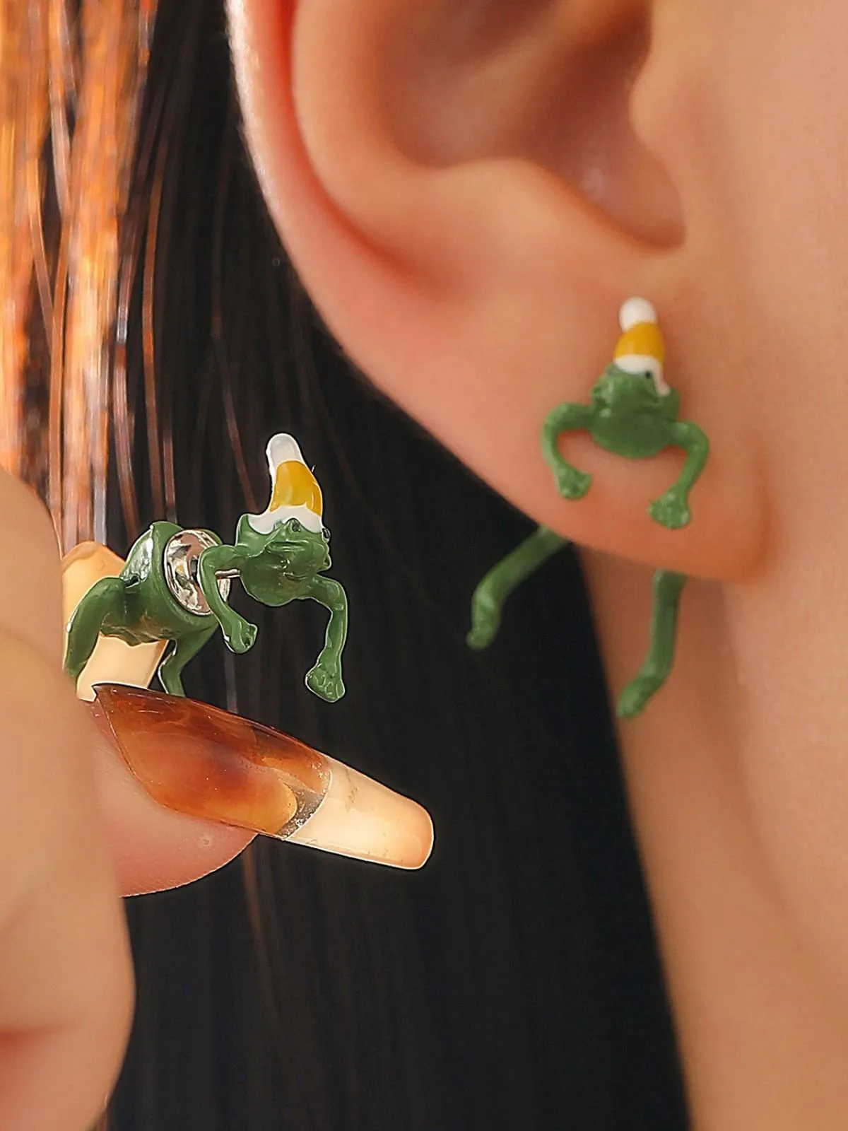 Christmas Funny Animal Earrings sold by Retro Stage product image thumbnail 4