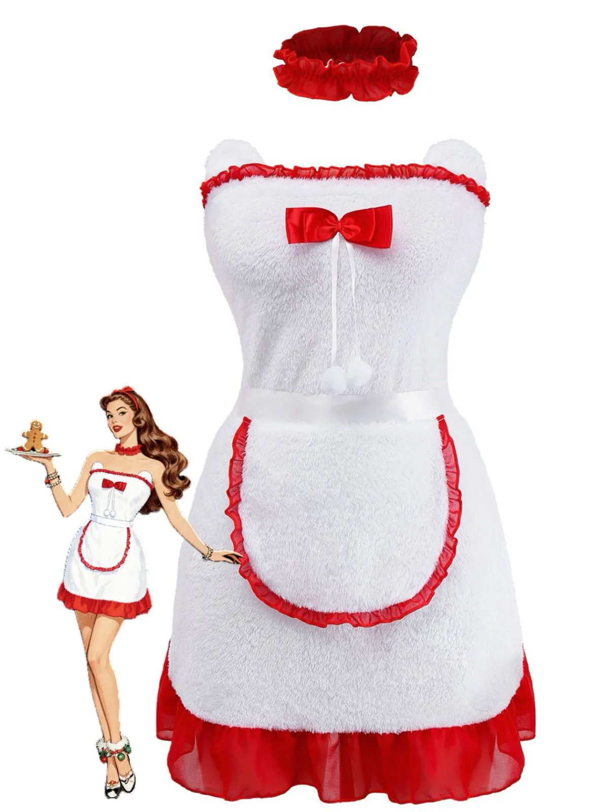 1960s Bow Bell Fluffy Tail Bunny Nightgown sold by Retro Stage