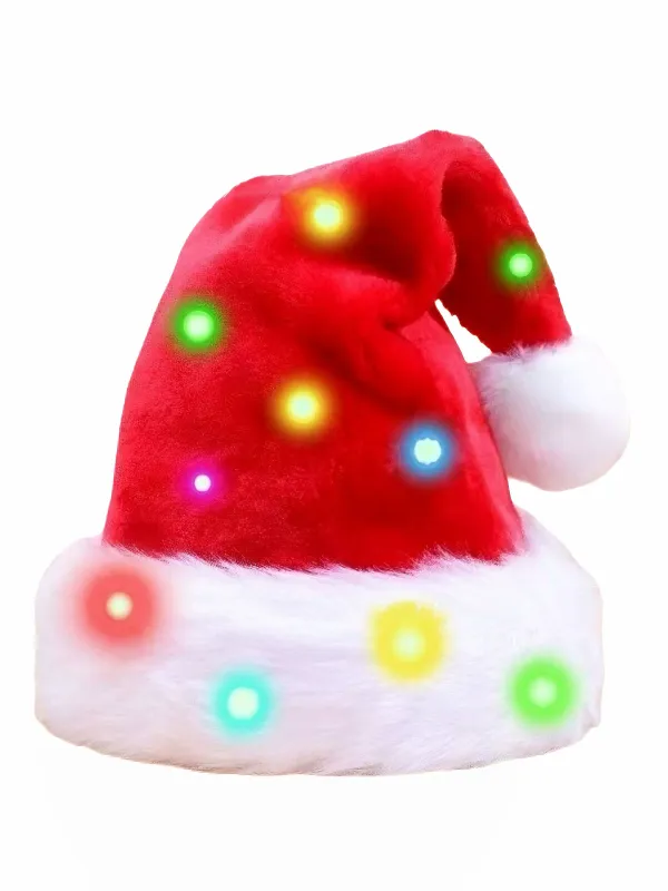 Christmas Light Grinch Green Fur Christmas Hat sold by Retro Stage