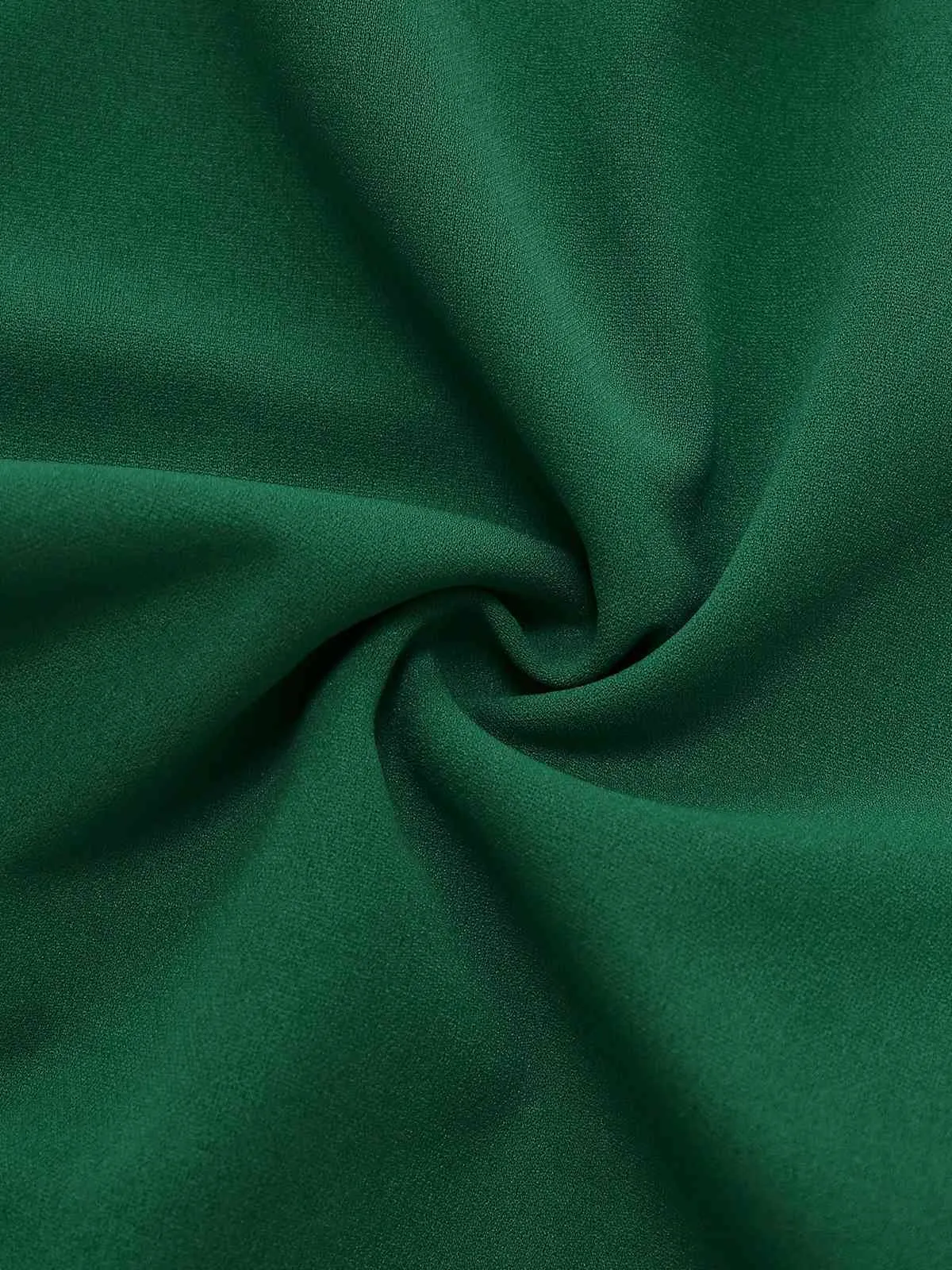 1950s Solid Deep V-Neck Ruffled Sheer Sleeve Jumpsuit sold by Retro Stage product image thumbnail 5