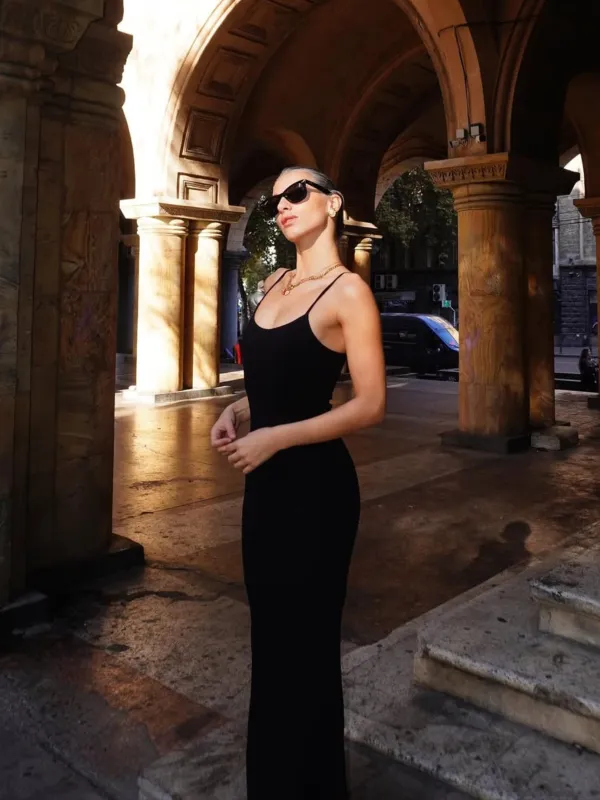 Black 2-in-1 Shapewear Slip Dress sold by Retro Stage