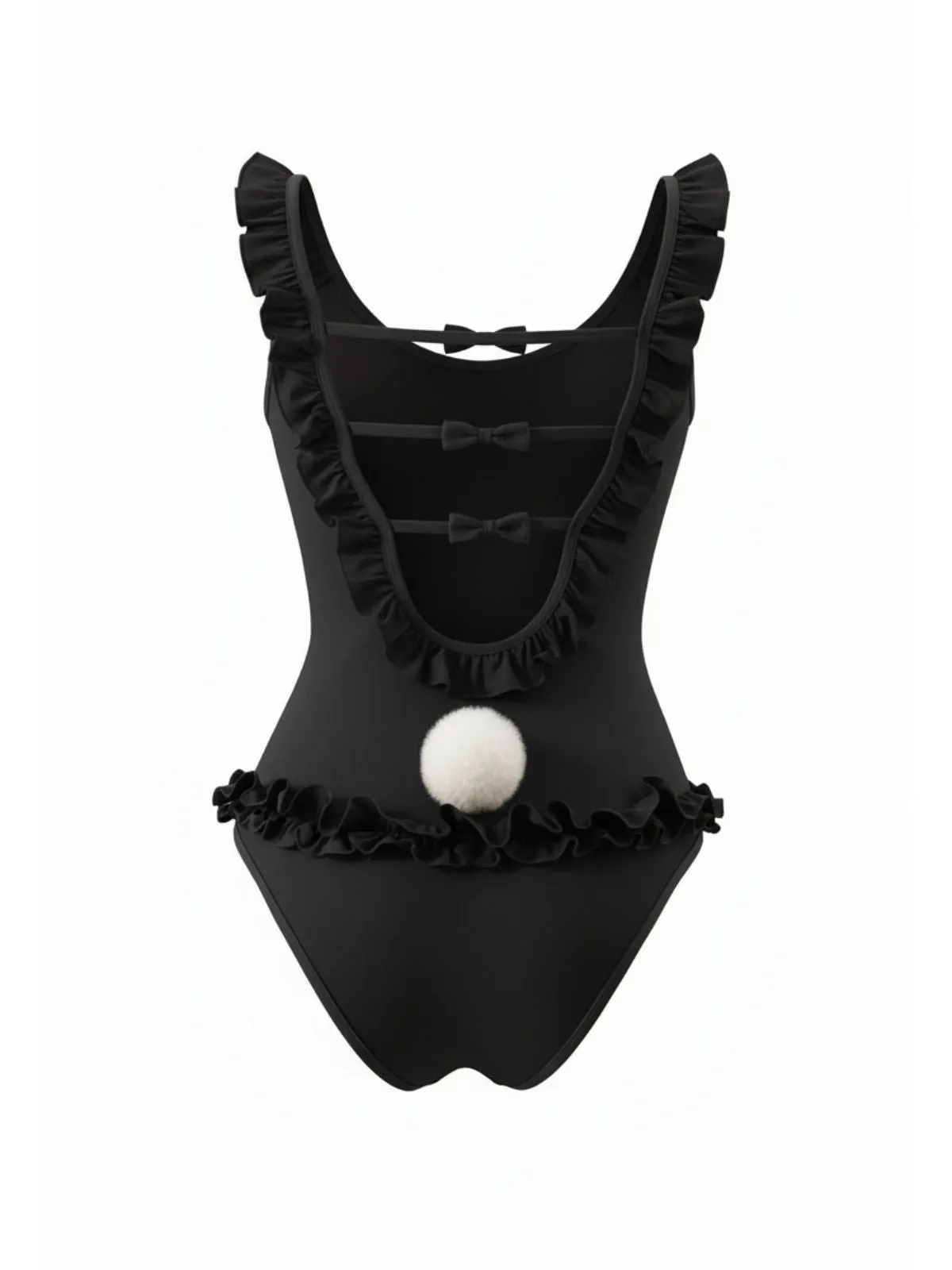 1980s Bunny Girl Bodysuit Loungewear Set sold by Retro Stage product image thumbnail 3