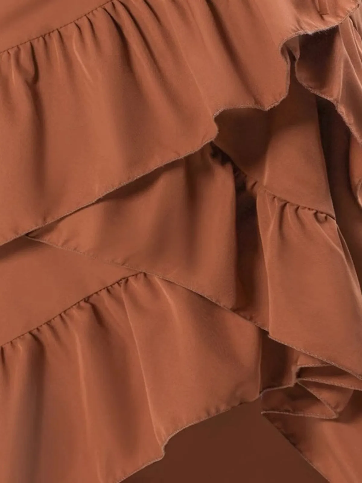 1940s High-Waist Paneled Ruffle Hem Skirt sold by Retro Stage product image thumbnail 4