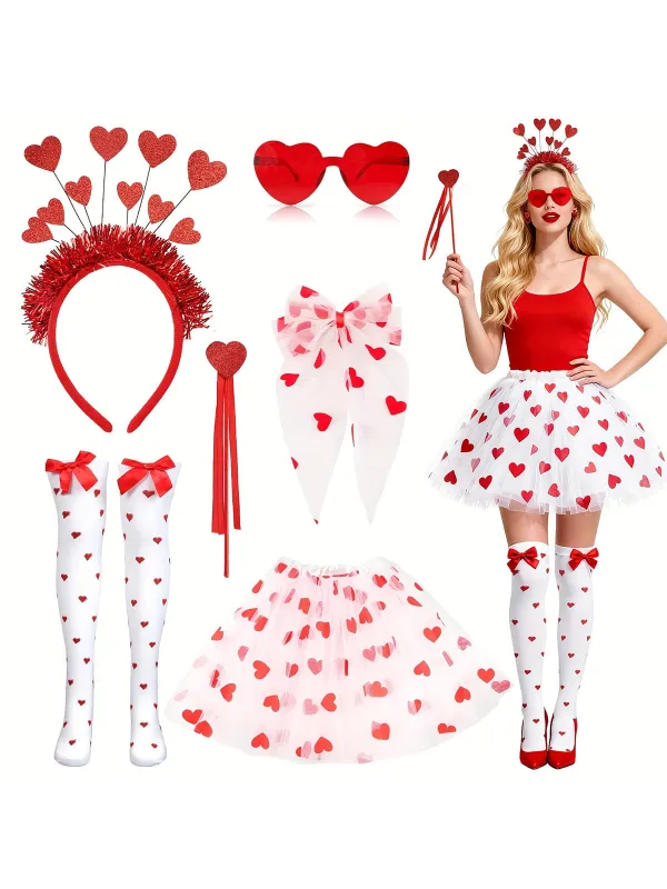 Valentine’s Day Heart Costume Accessory Set sold by Retro Stage