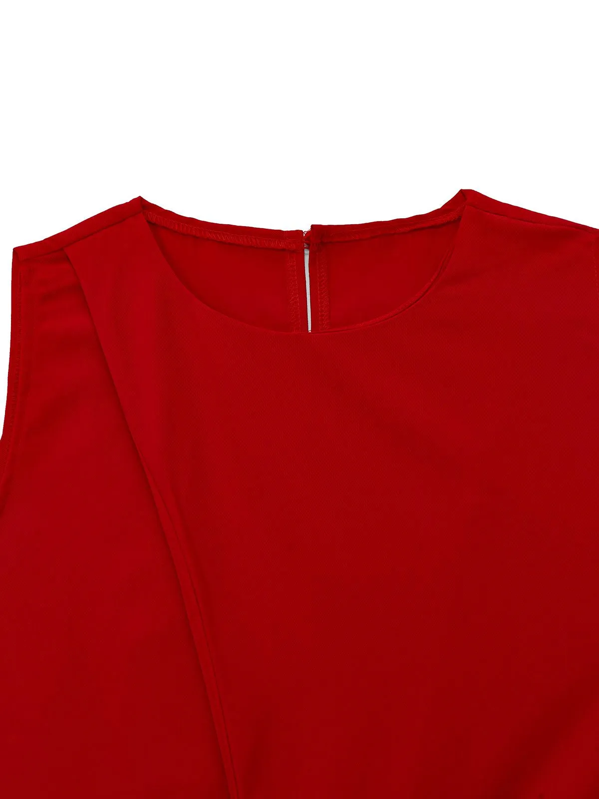 2PCS 1960s Sleeveless Vest & Belted Waist Pants sold by Retro Stage product image thumbnail 4