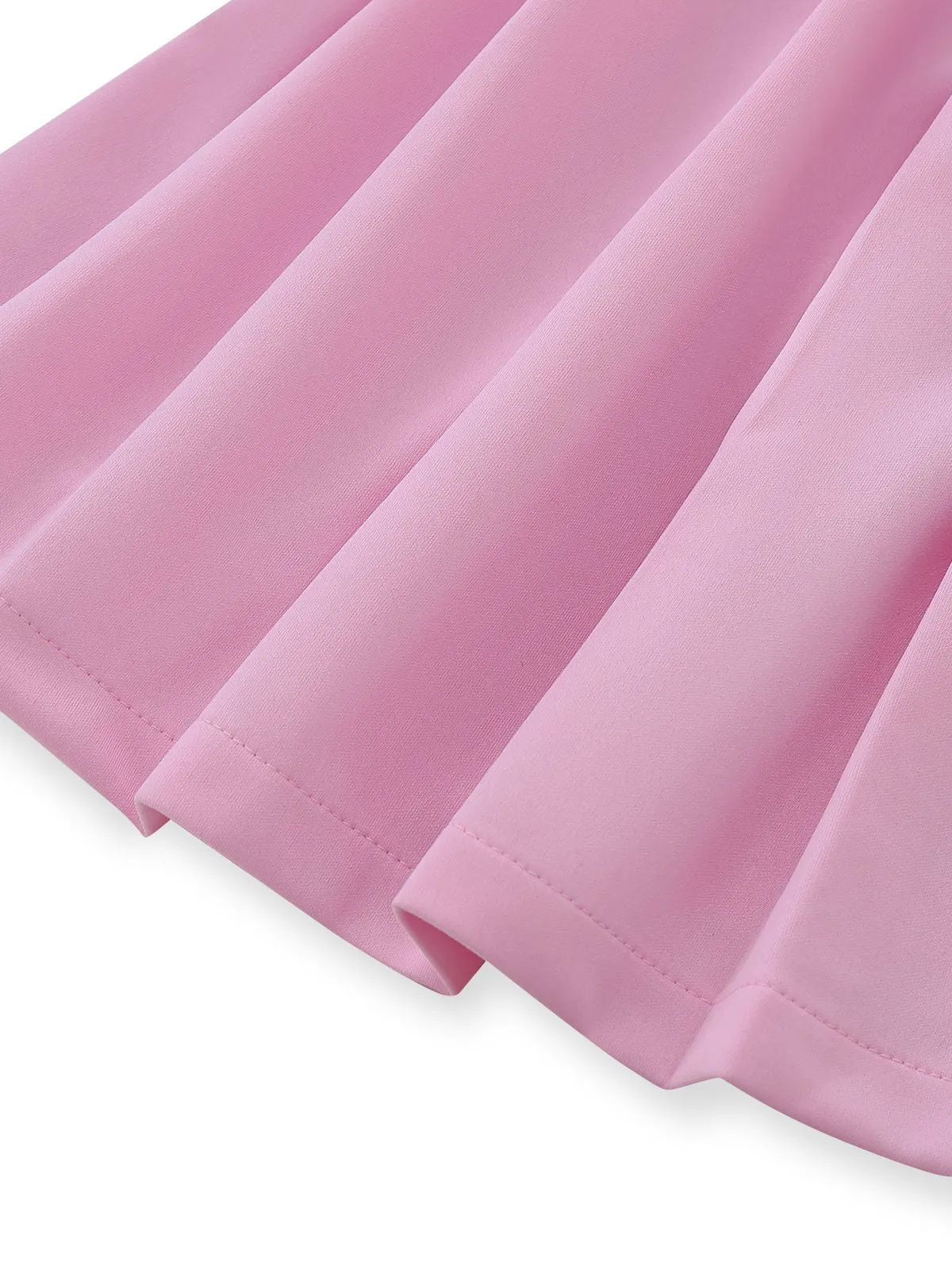 1950s Sweetheart Neck Long Sleeve Solid Pleated Dress sold by Retro Stage product image thumbnail 5