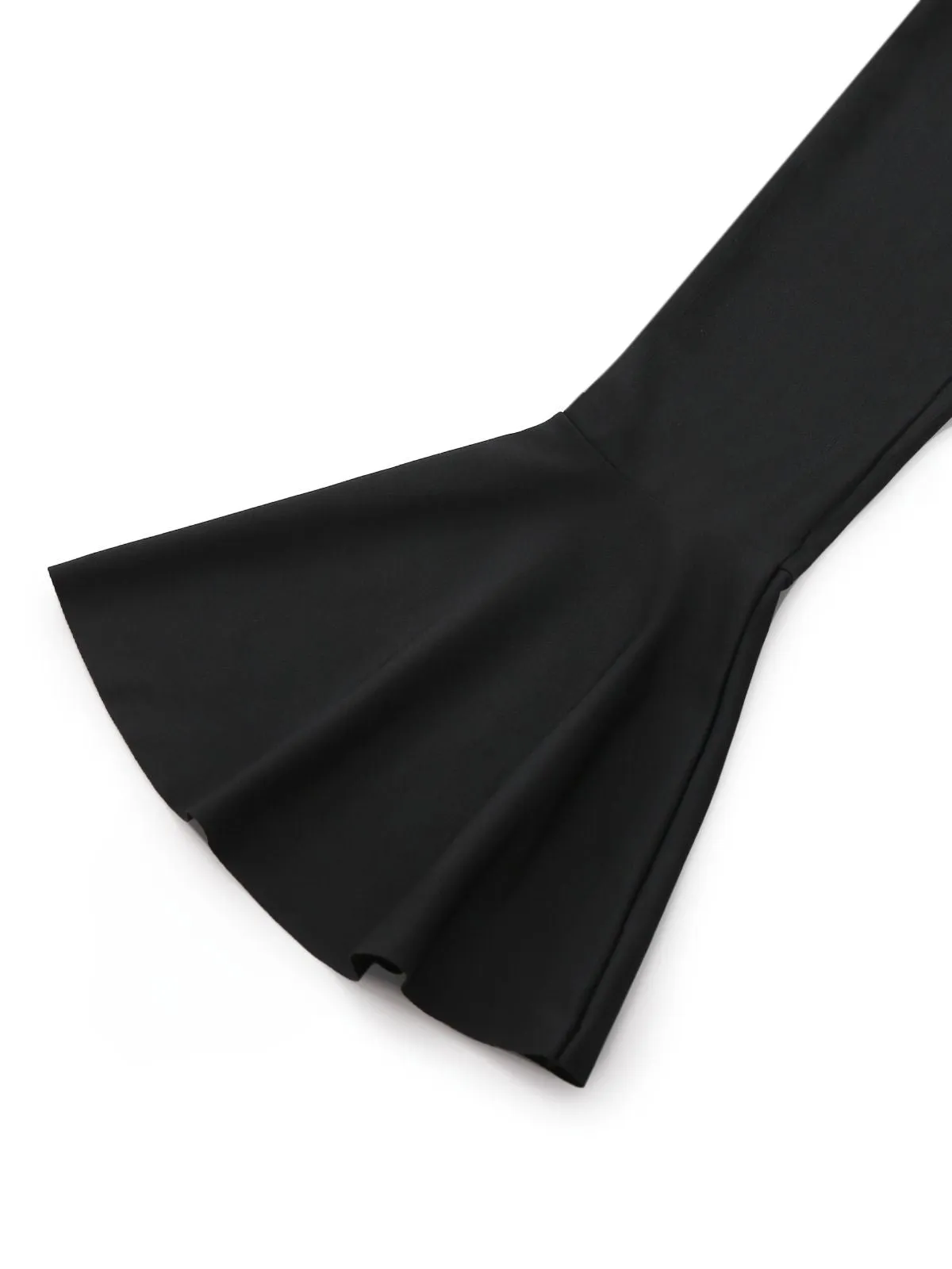 Black & White 1960s Ruffled Peplum Dress sold by Retro Stage product image thumbnail 5