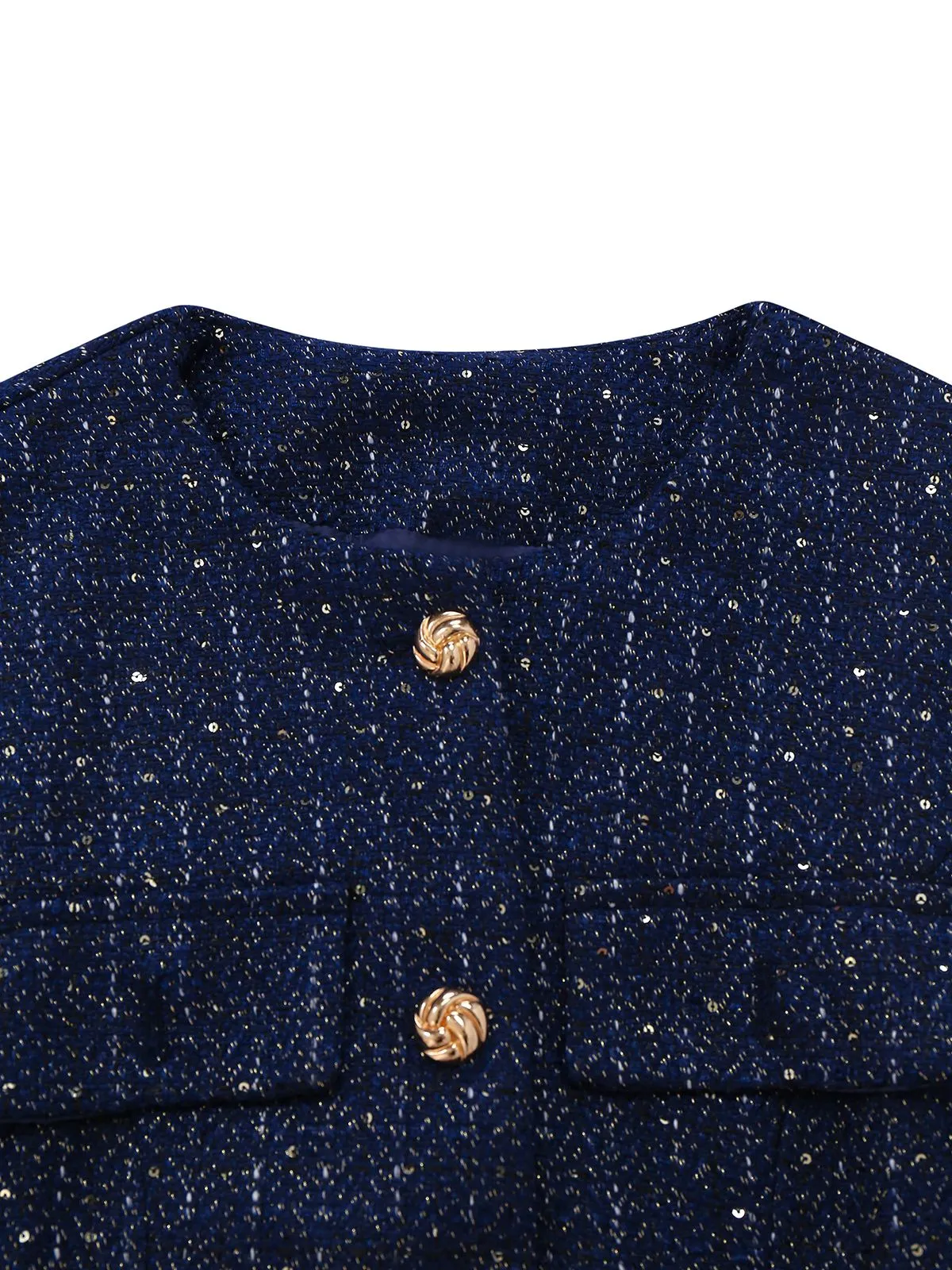 1960s Tweed Solid Button Belted Vest sold by Retro Stage product image thumbnail 4