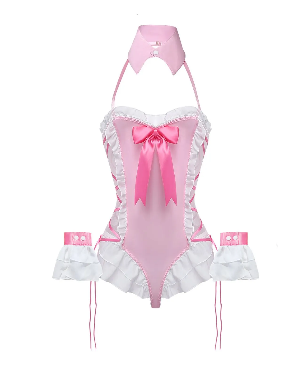 5PCS 1980s Bunny Girl Open Crotch Bodysuit Lingerie sold by Retro Stage product image thumbnail 4