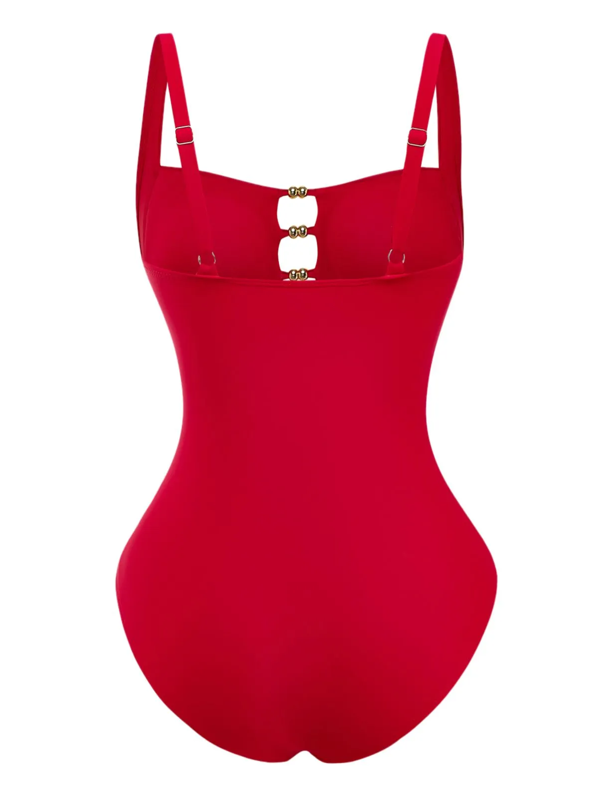 1950s Ruched Cutout Tummy Control One-Piece Swimsuit sold by Retro Stage product image thumbnail 5