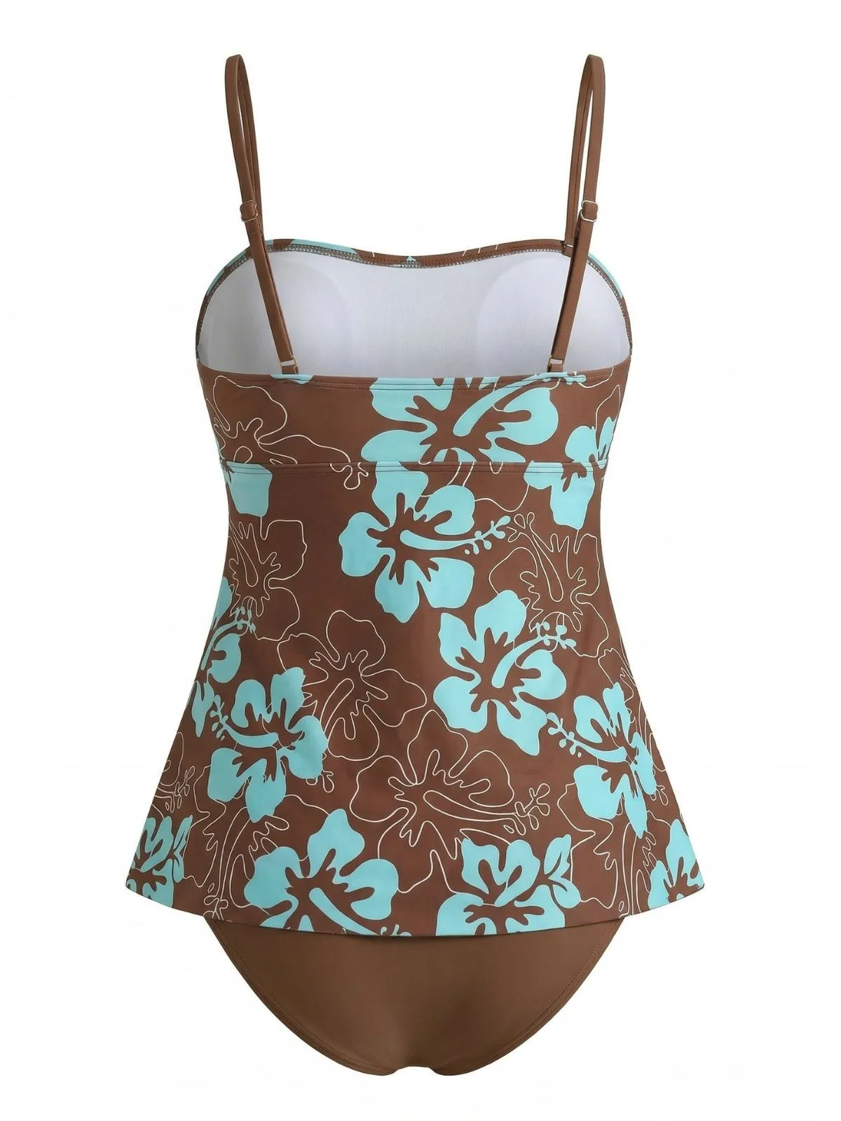 Multicolor 1970s Boho Strap Tankini Set sold by Retro Stage product image thumbnail 3