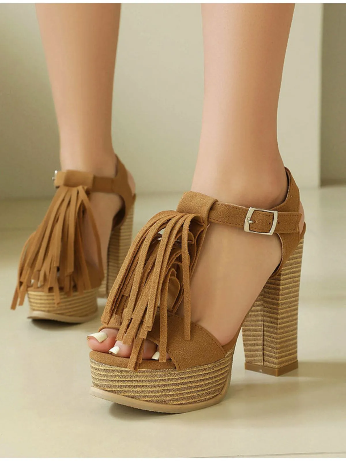 Vintage Pointed Toe Ankle Strap Heels sold by Retro Stage product image thumbnail 5