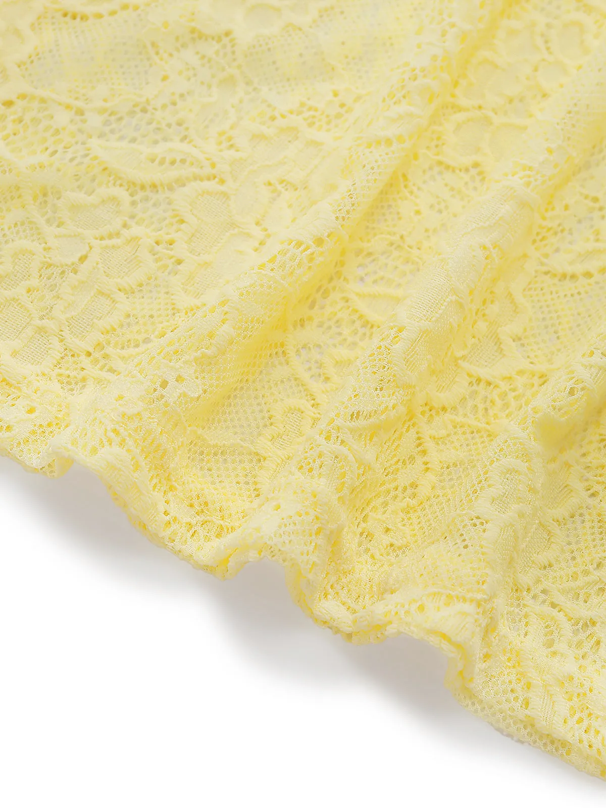 1950s Backless Lace Solid Halter Dress sold by Retro Stage product image thumbnail 5