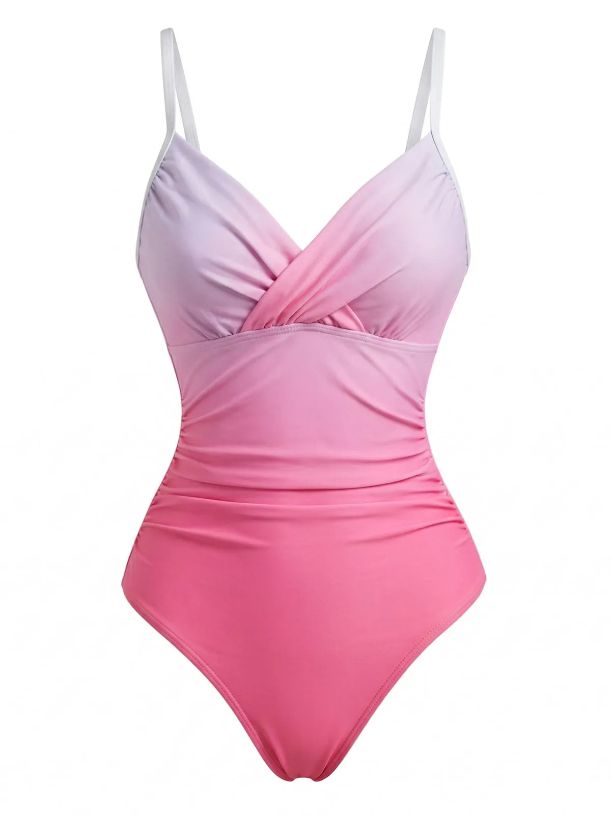 1940s Crisscross Gradient One-Piece Swimsuit sold by Retro Stage product image thumbnail 4