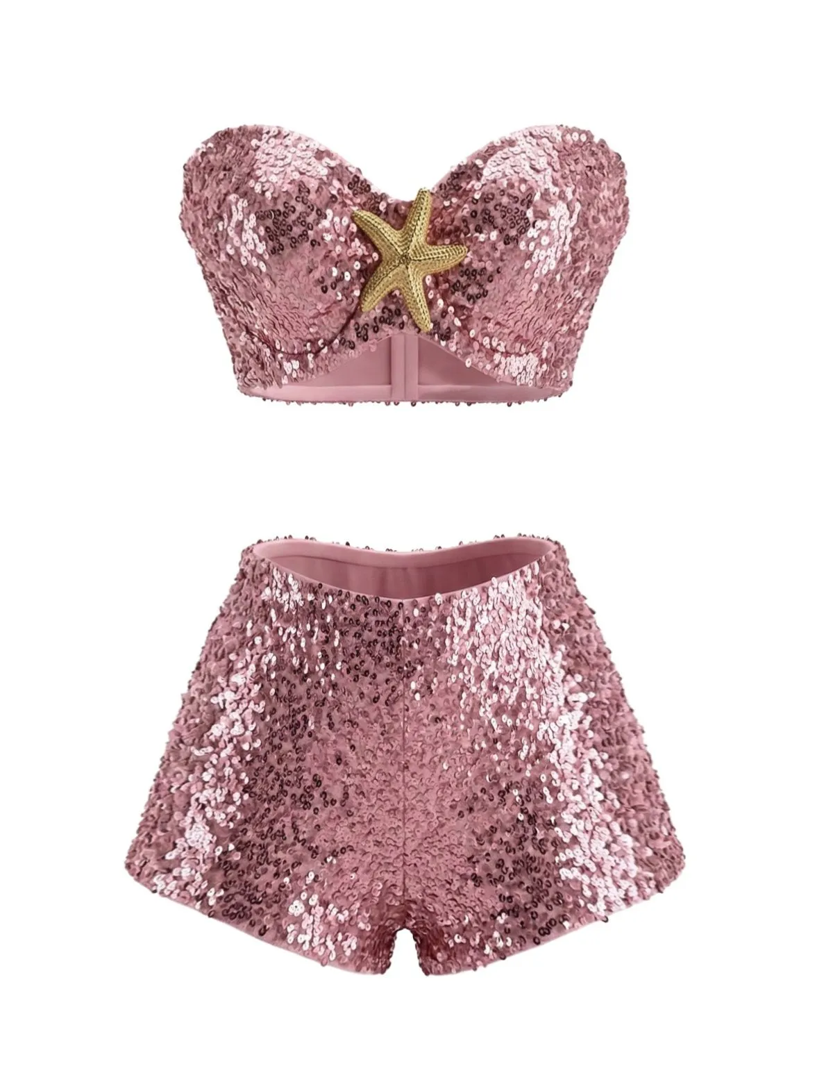 1950s Sequin Starfish Bandeau Bikini Set sold by Retro Stage product image thumbnail 4