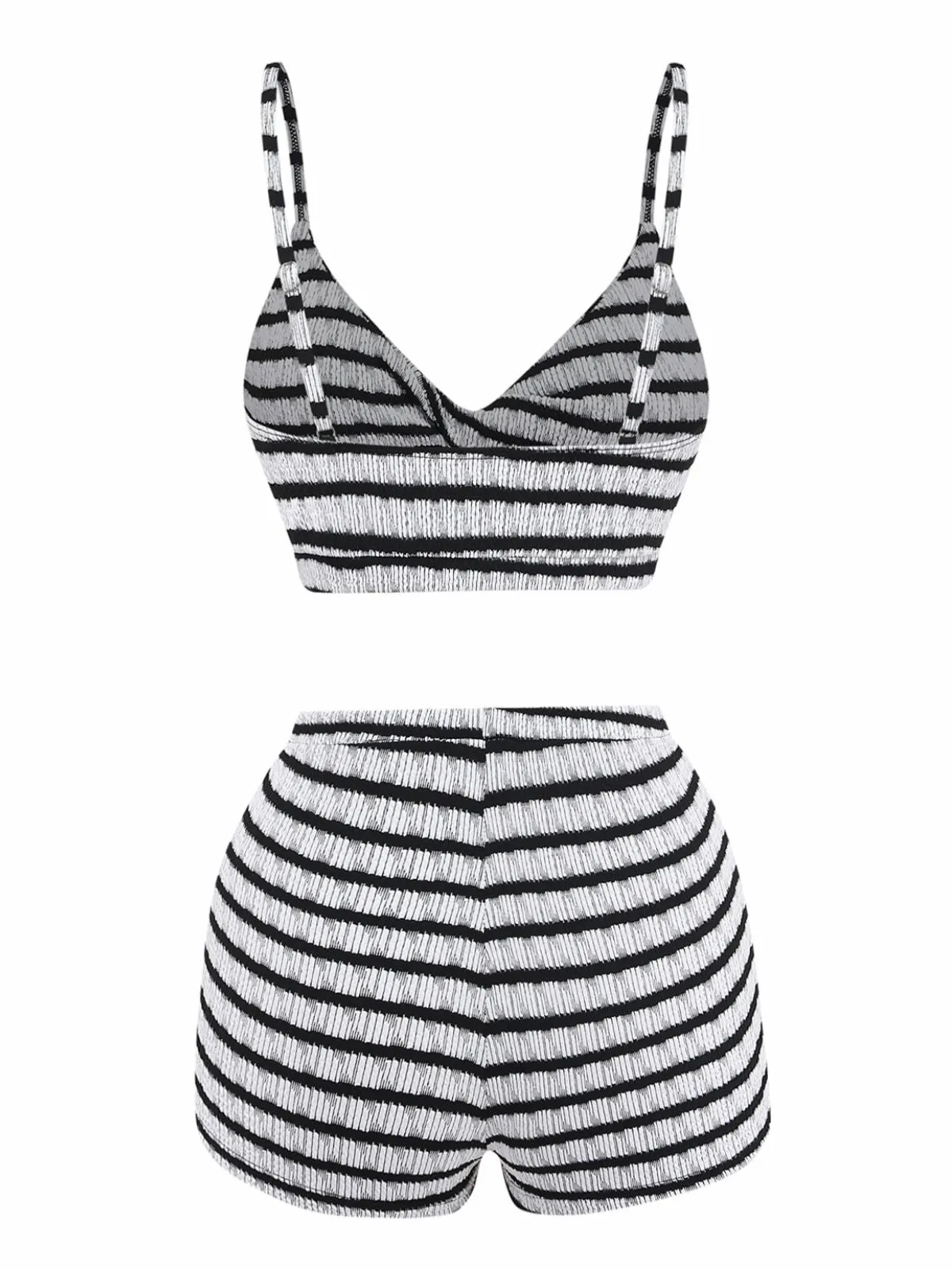 Black & White 1930s Colorblock Vintage Bikini Set sold by Retro Stage product image thumbnail 2