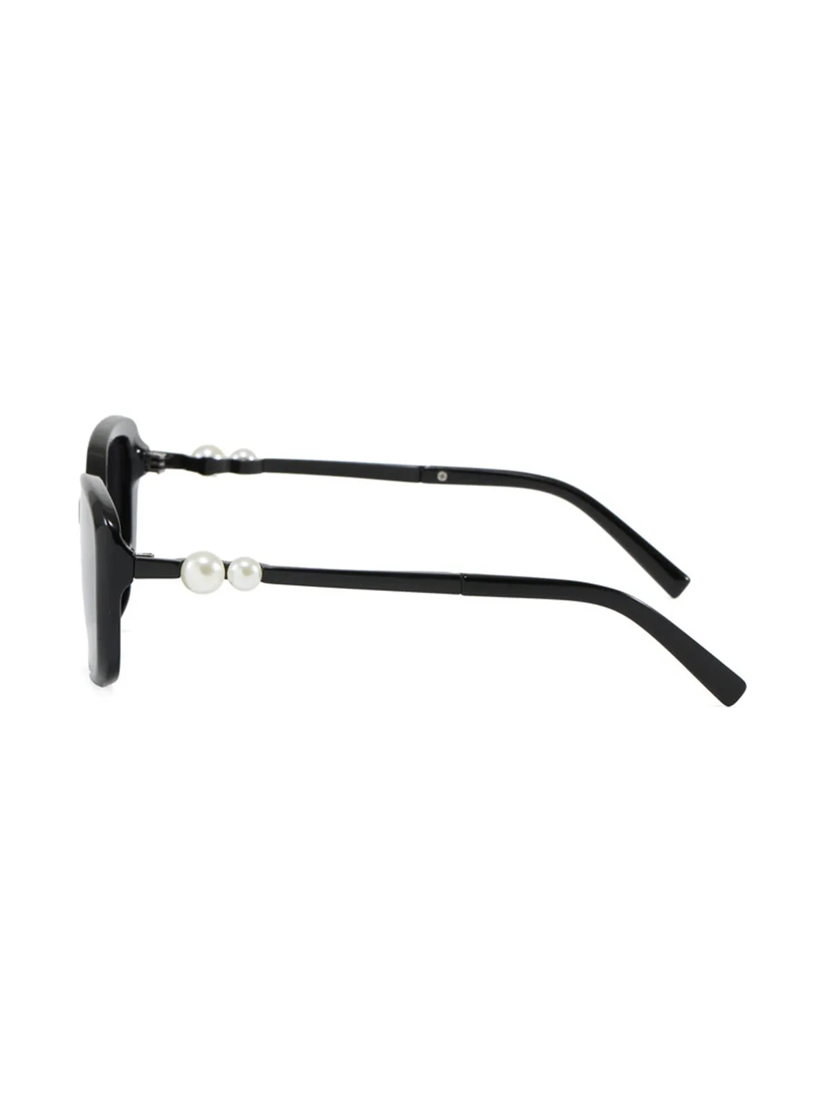 Black Pearl Vintage Square Frame Sunglasses sold by Retro Stage product image thumbnail 3