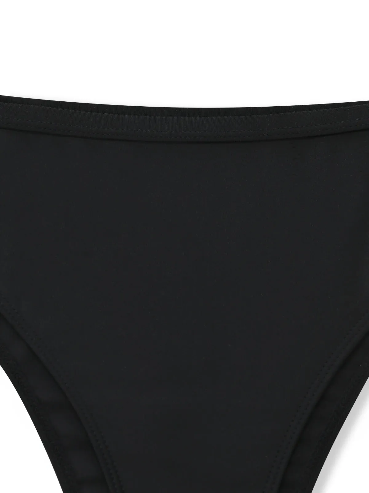Black 1960s One-Shoulder Ruffle High-Waist Tankini Set sold by Retro Stage product image thumbnail 5