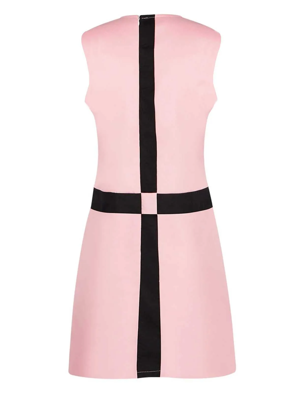Pink 1960s The Queen’s Gambit Costume Sleeveless Dress sold by Retro Stage product image thumbnail 4