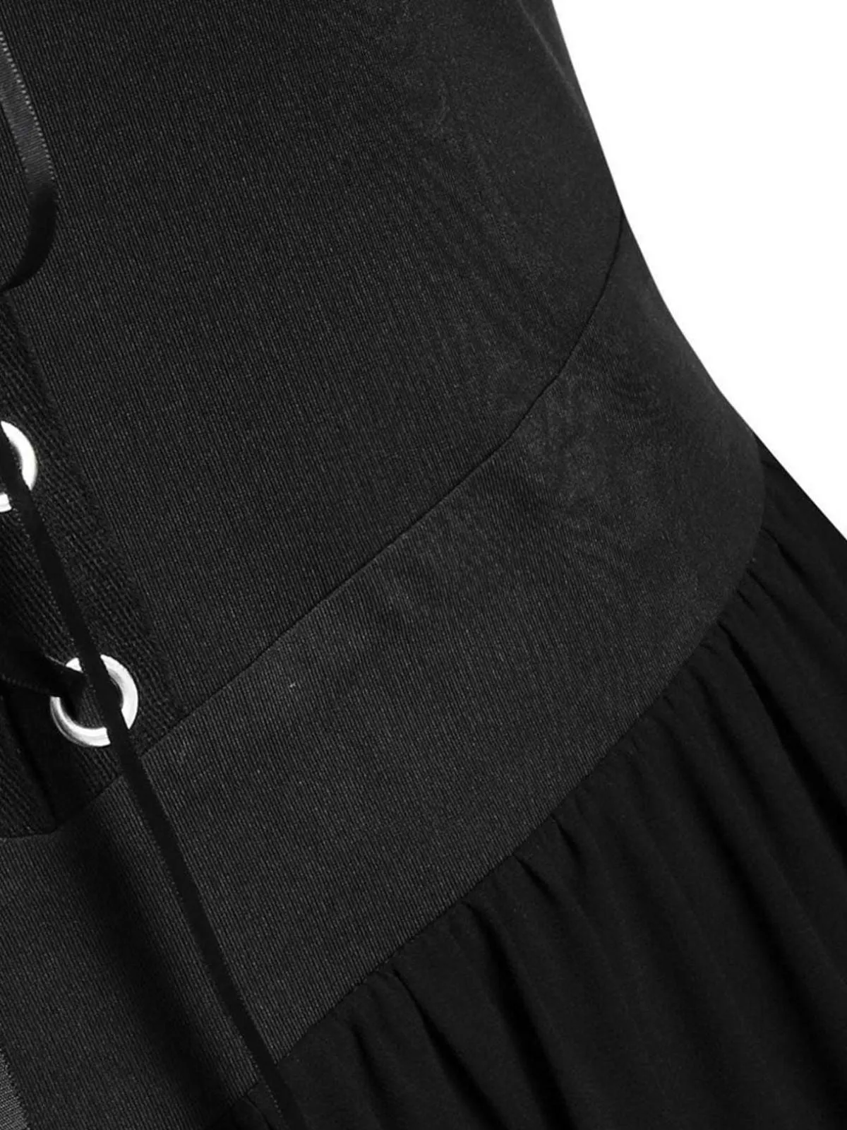 1950s Halloween Witch Transparent Sleeves Strap Dress sold by Retro Stage product image thumbnail 3