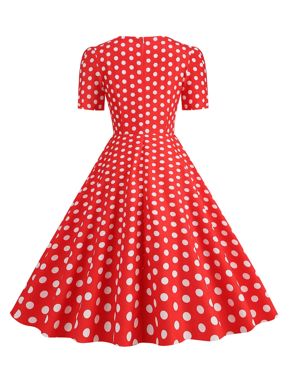 1950s Vintage Sweetheart Bow Swing Dress sold by Retro Stage product image thumbnail 3