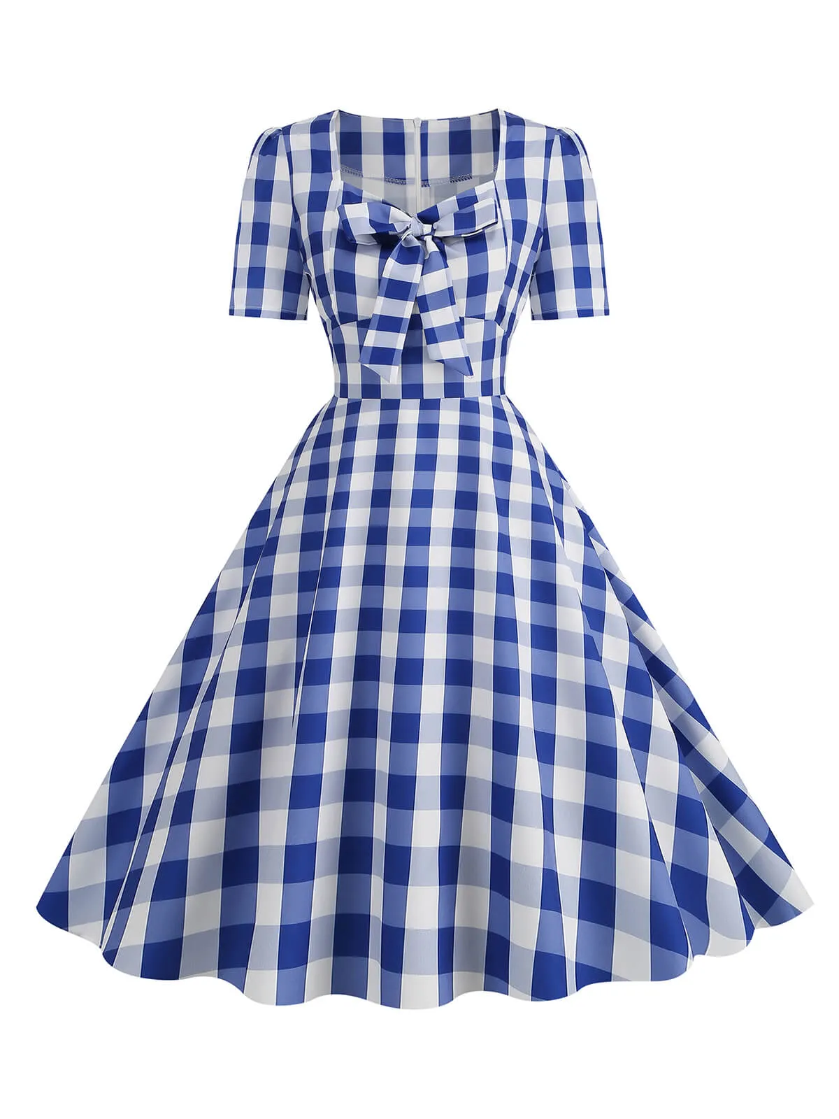 1950s Vintage Sweetheart Bow Swing Dress sold by Retro Stage product image thumbnail 4
