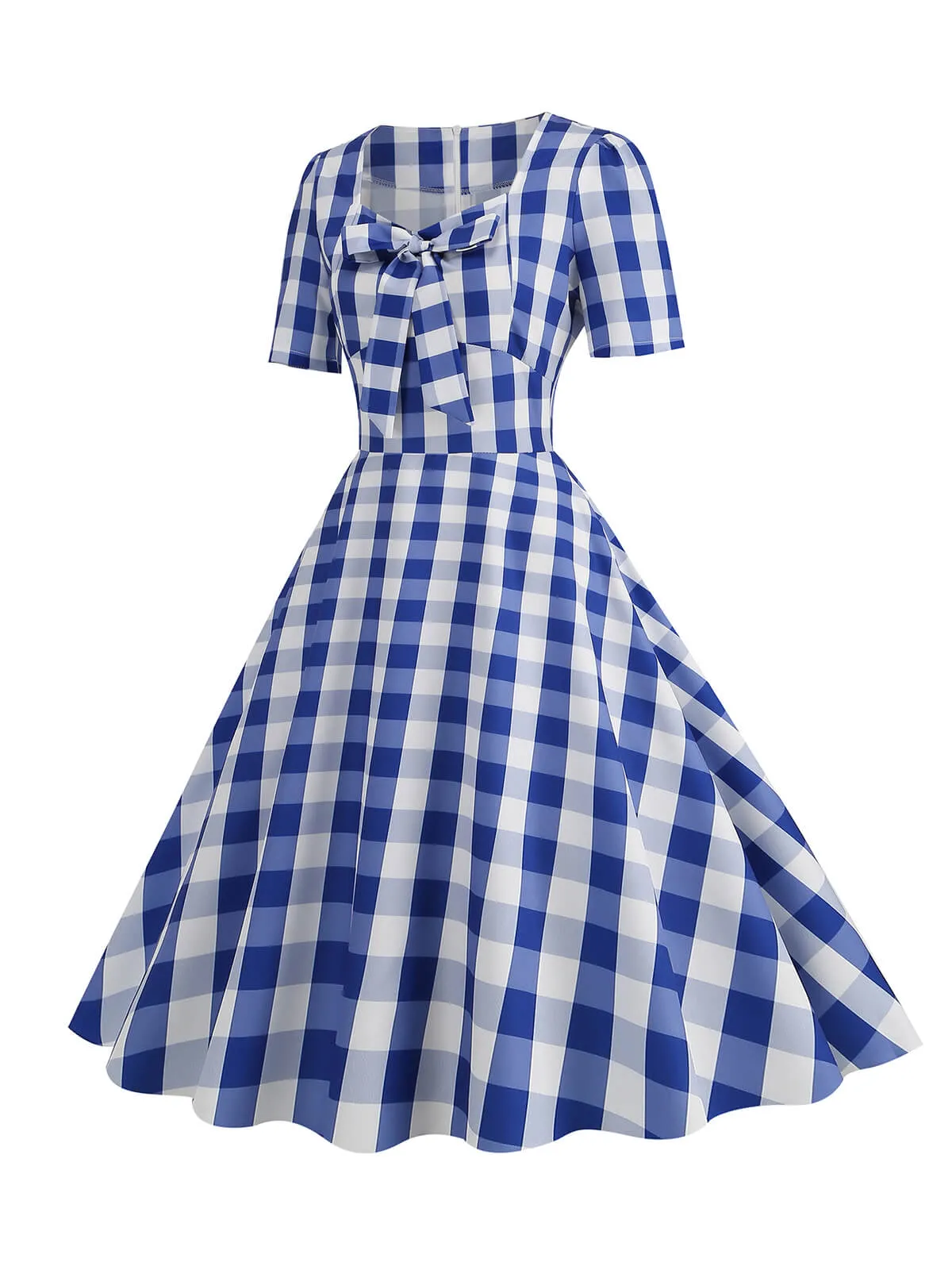 1950s Vintage Sweetheart Bow Swing Dress sold by Retro Stage product image thumbnail 5