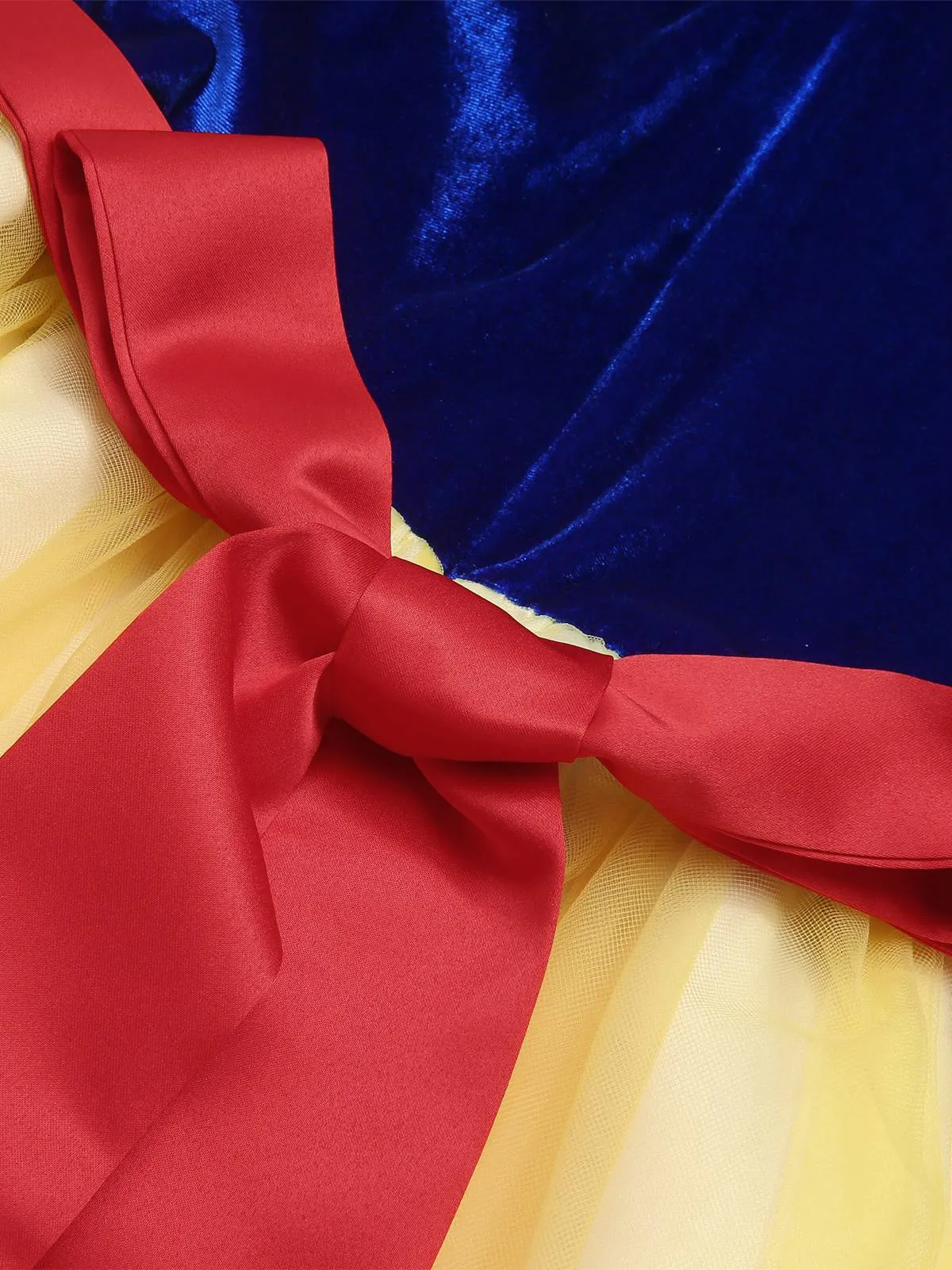 Blue 1940s Snow White Style Mesh Dress sold by Retro Stage product image thumbnail 5