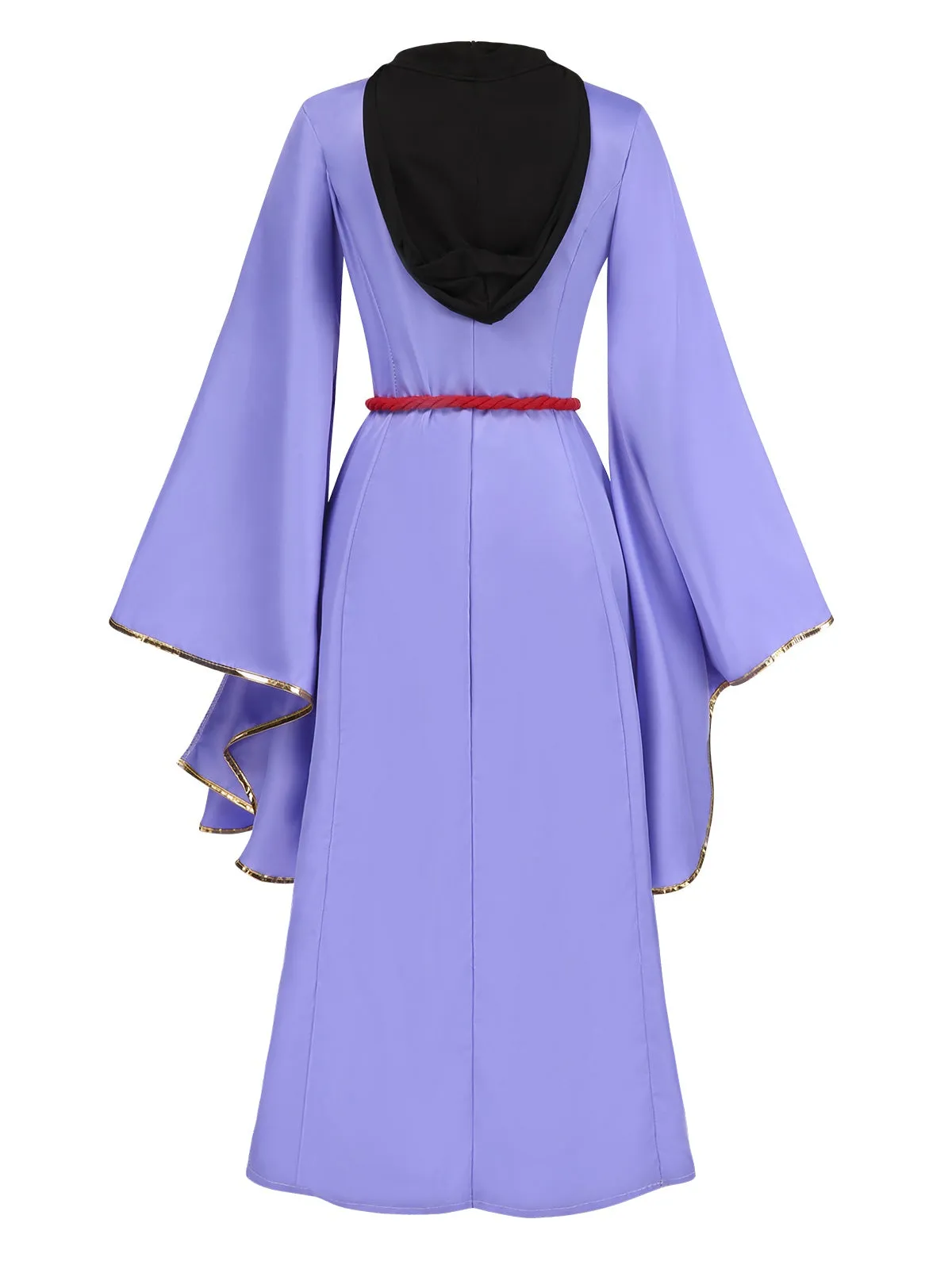 2PCS Purple 1940s Evil Queen Dress & Long Cloak sold by Retro Stage product image thumbnail 2