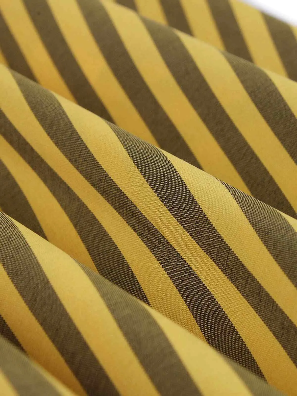 Yellow 1950s Bow Striped Swing Dress sold by Retro Stage product image thumbnail 5