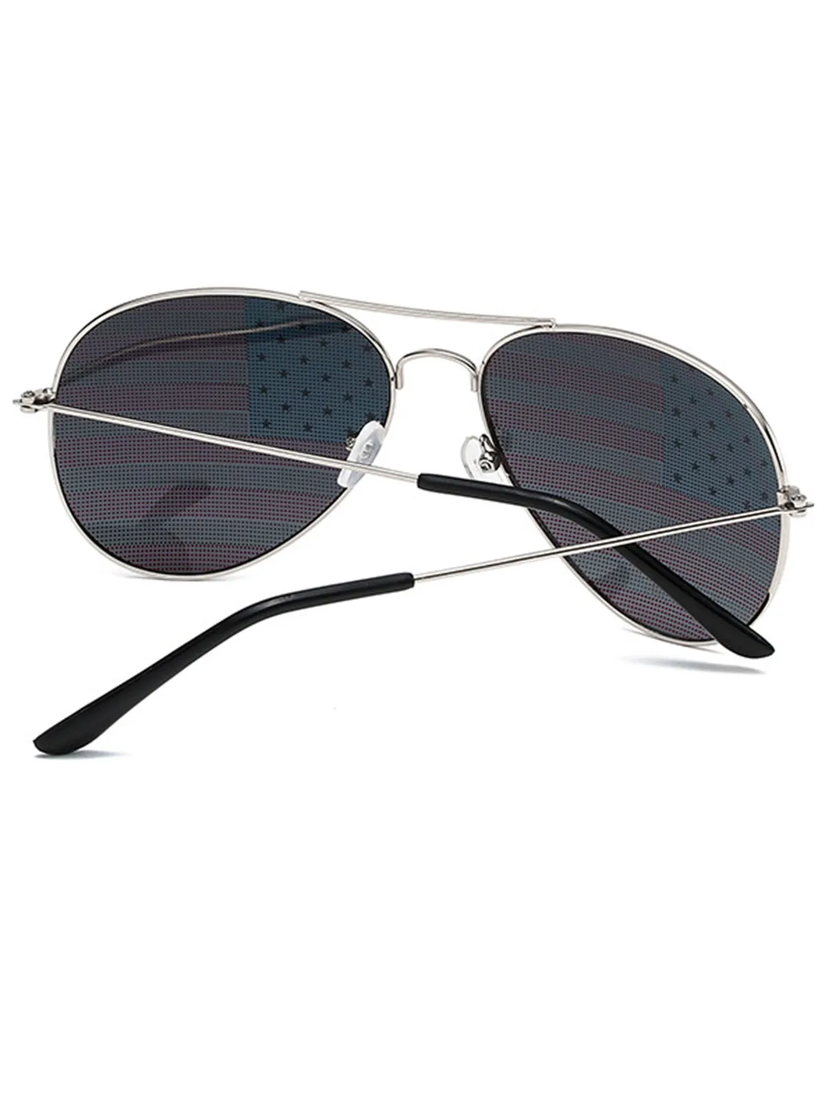 Vintage American Flag Pilot Sunglasses sold by Retro Stage product image thumbnail 3