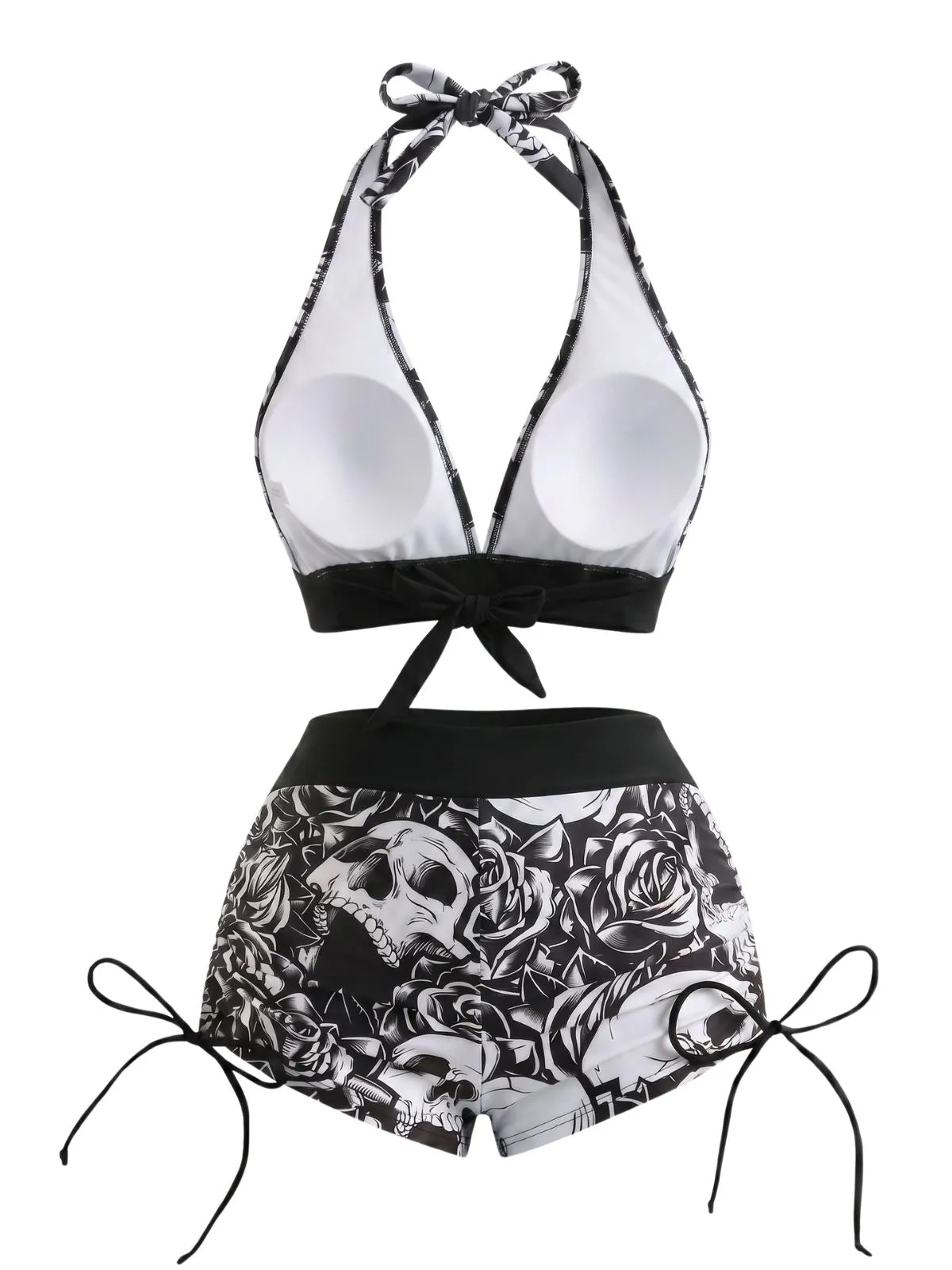1950s Skull Gothic Halter Bikini Set sold by Retro Stage product image thumbnail 5