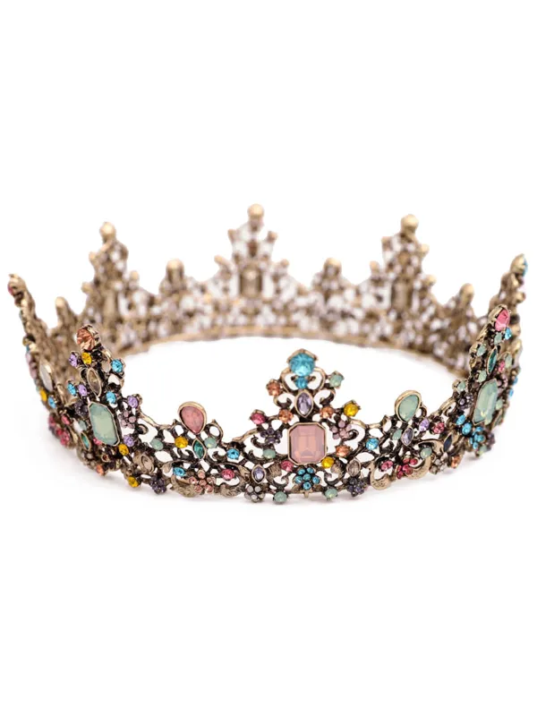 Rhinestone Vintage Crown Hairband made by Retro Stage