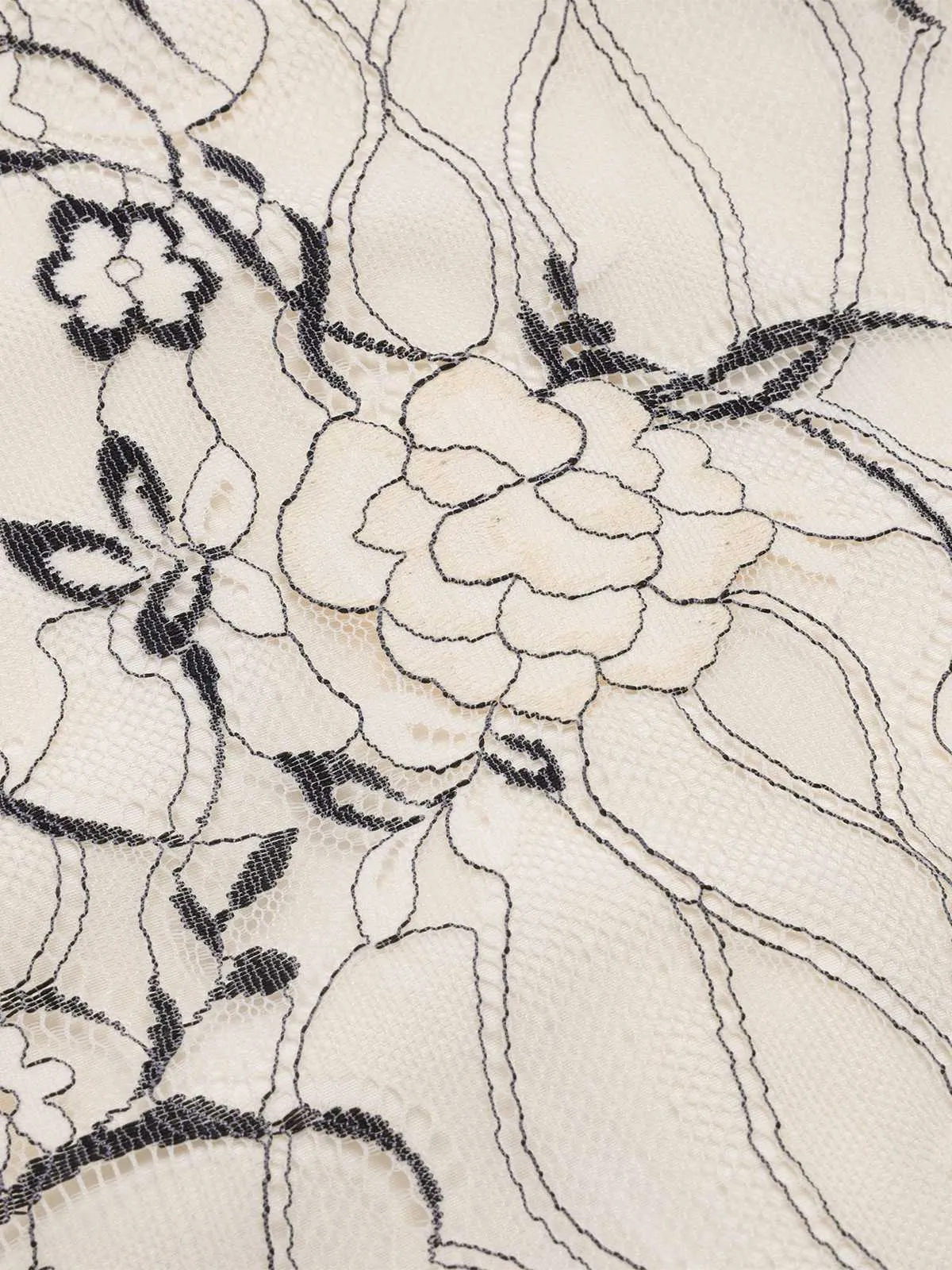 1960s Floral Sheer Lace Pencil Dress sold by Retro Stage product image thumbnail 3