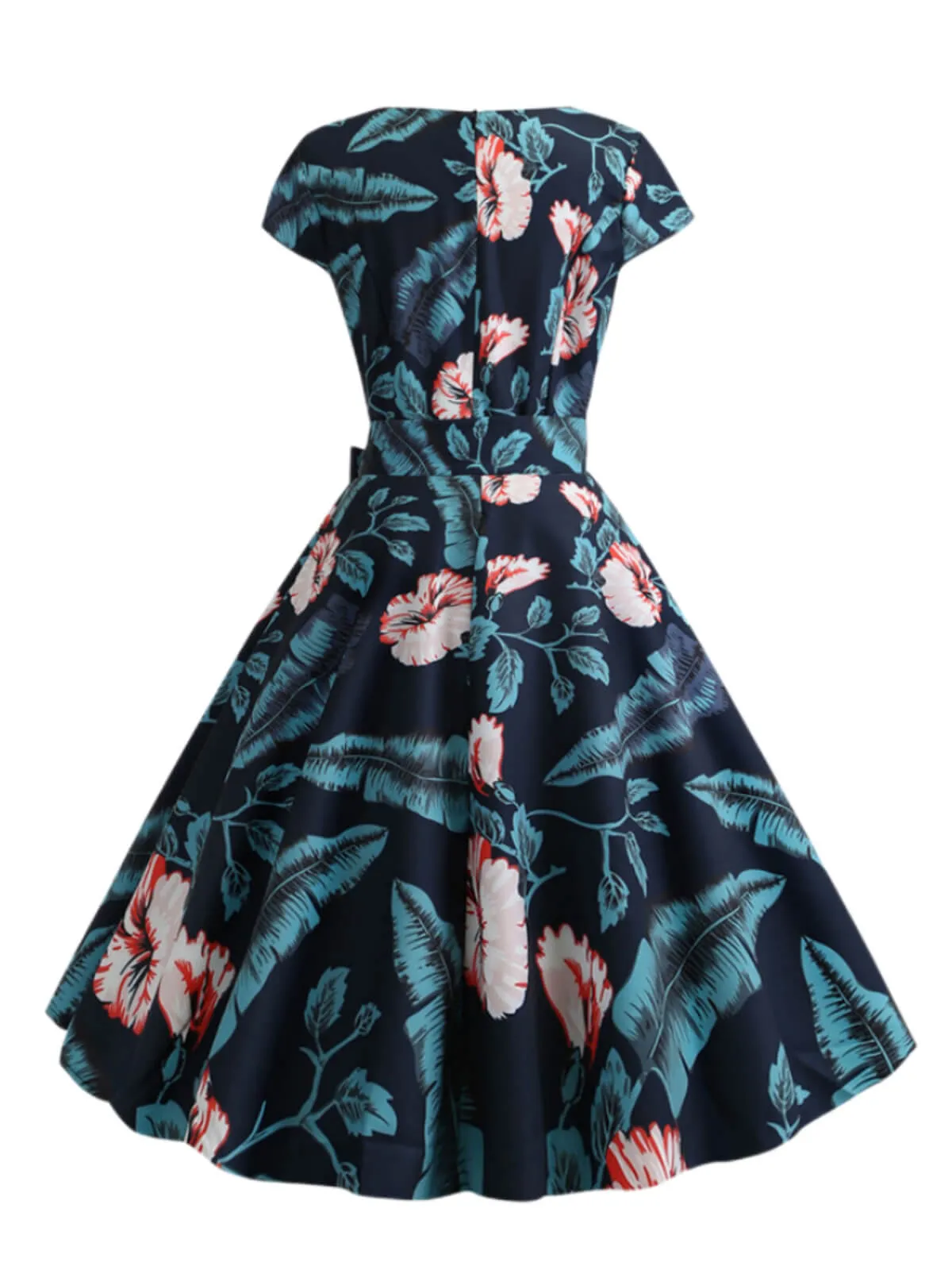 1950s Retro Floral Swing Dress sold by Retro Stage product image thumbnail 3