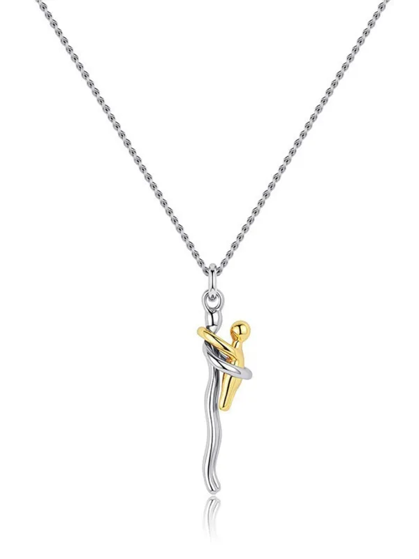 Mother's Day Love Hug Pendant Necklace made by Retro Stage