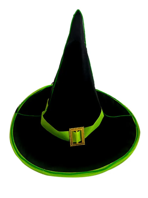 Black Glow in the Dark Halloween Witch Hat made by Retro Stage