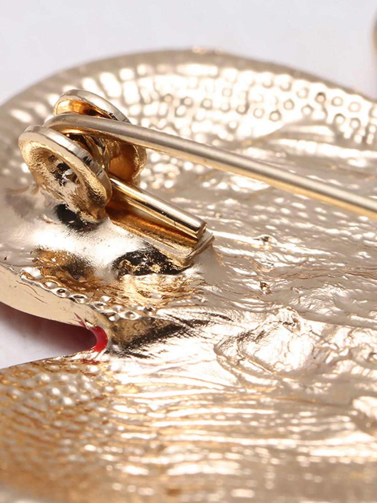 Retro Christmas Gloves Rhinestone Brooch sold by Retro Stage product image thumbnail 3