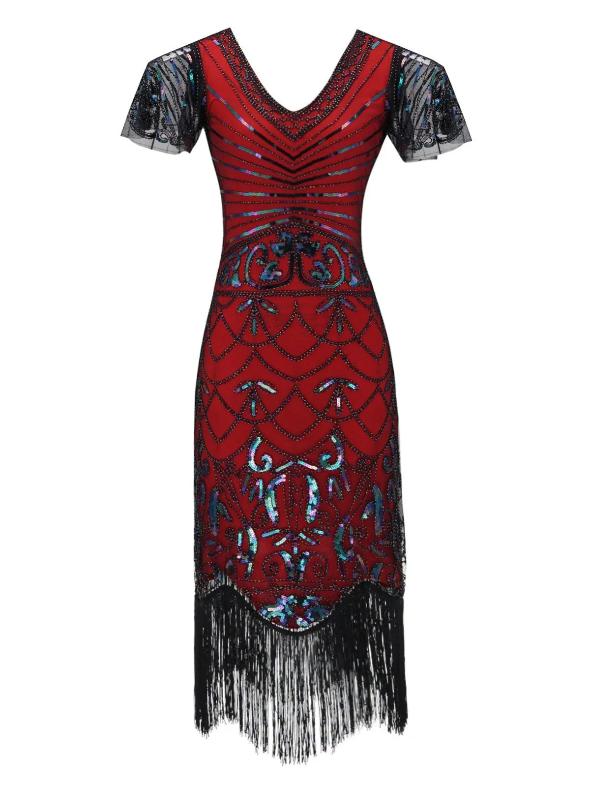 1920s Fringed Flapper Gatsby Dress sold by Retro Stage