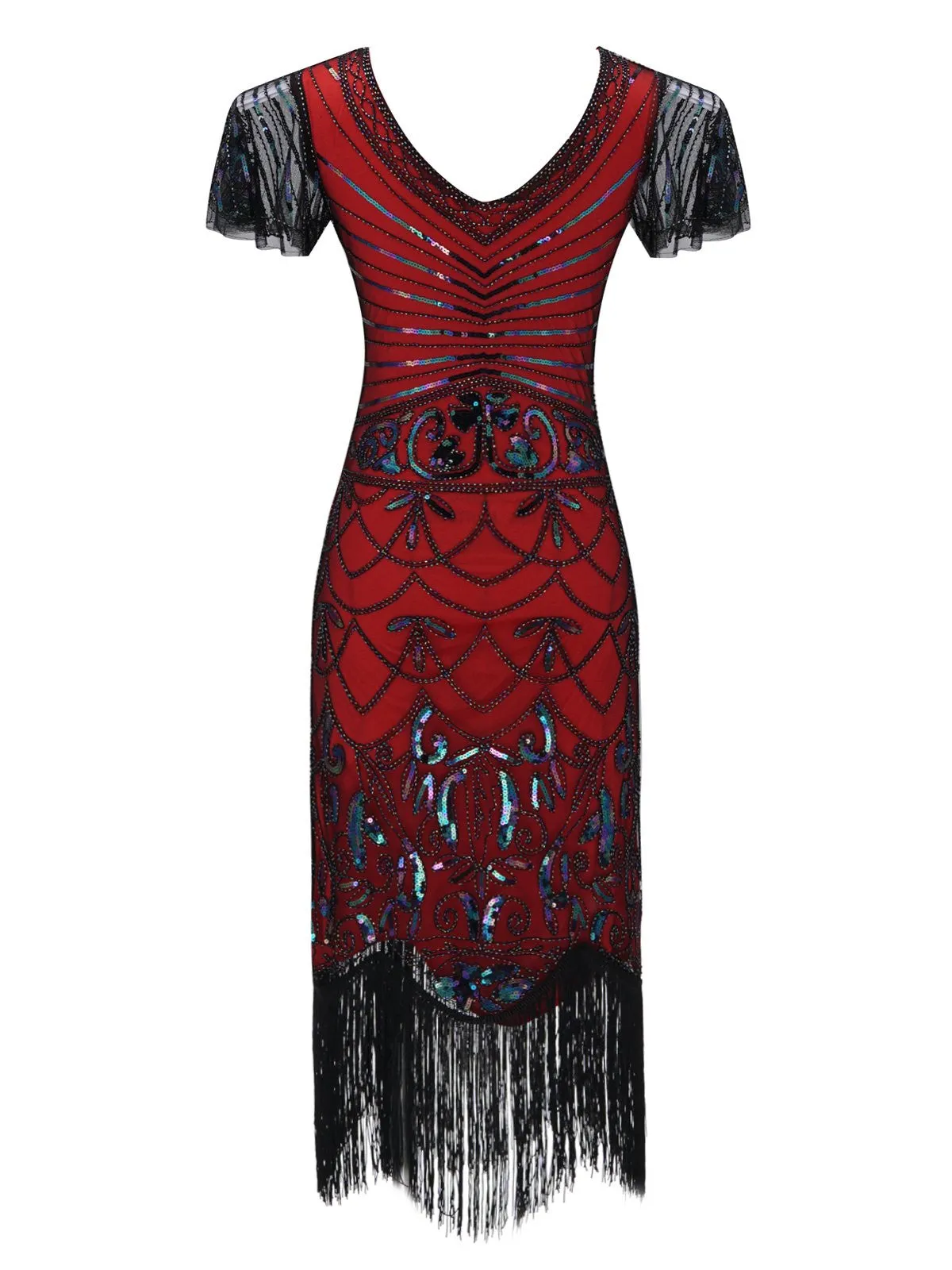 1920s Fringed Flapper Gatsby Dress sold by Retro Stage product image thumbnail 3