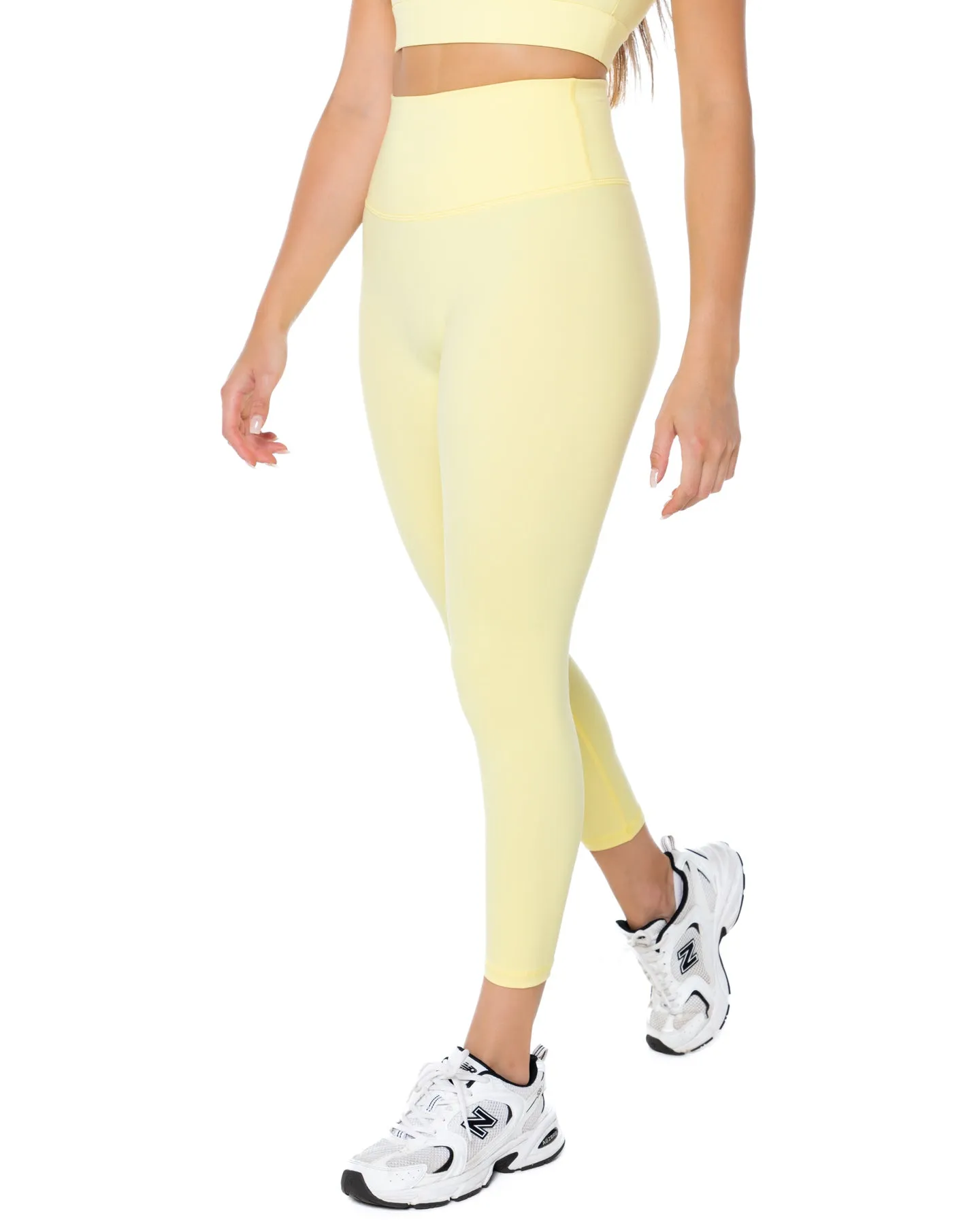 7/8 Aura Scrunch Leggings - Soft Yellow sold by Elite Eleven product image thumbnail 3