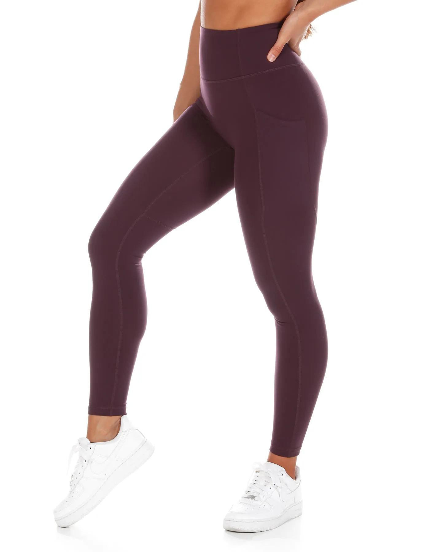 Aura Ascend Leggings - Wine sold by Elite Eleven product image thumbnail 2