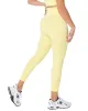 7/8 Aura Scrunch Leggings - Soft Yellow sold by Elite Eleven