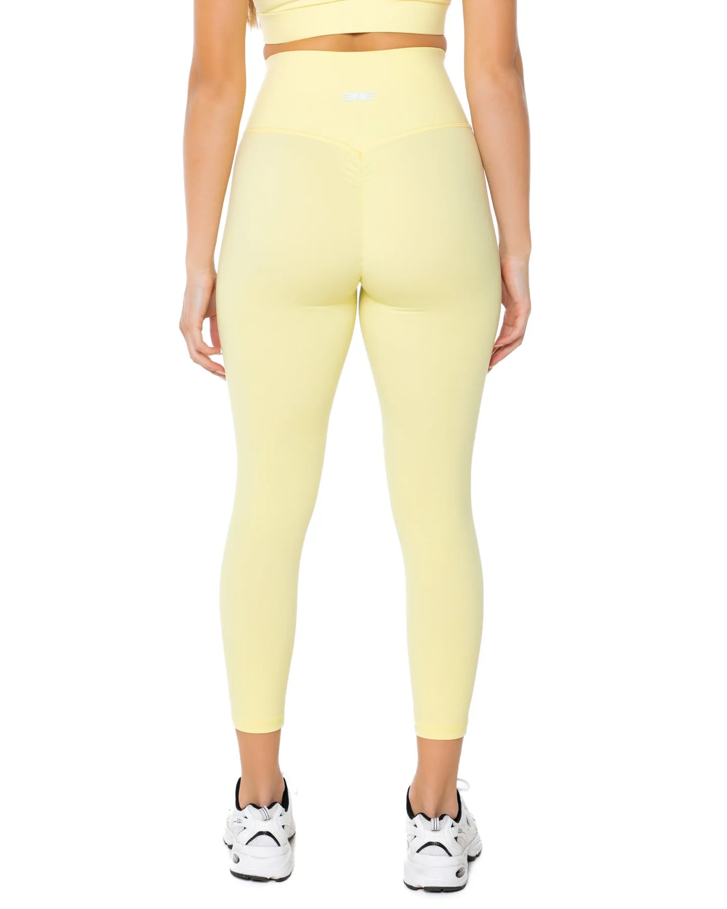 7/8 Aura Scrunch Leggings - Soft Yellow sold by Elite Eleven product image thumbnail 4